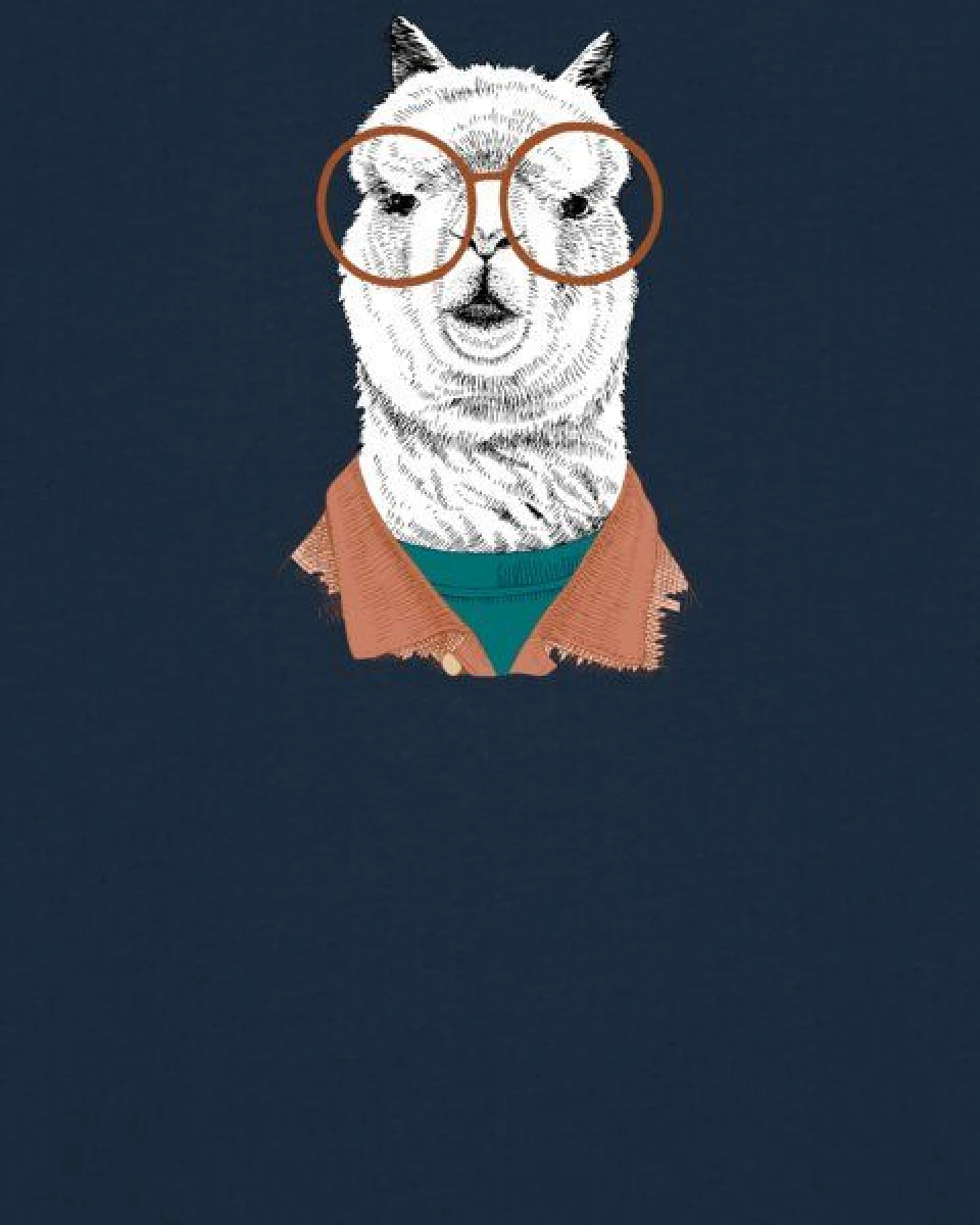 watapparel T-Shirt Unisex Lama – Ansicht 3