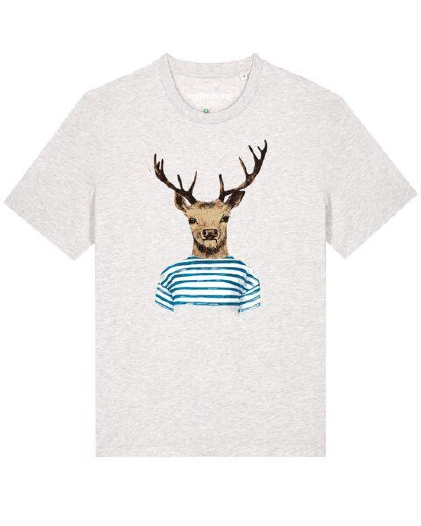 watapparel T-Shirt Unisex Hirsch – Ansicht 2