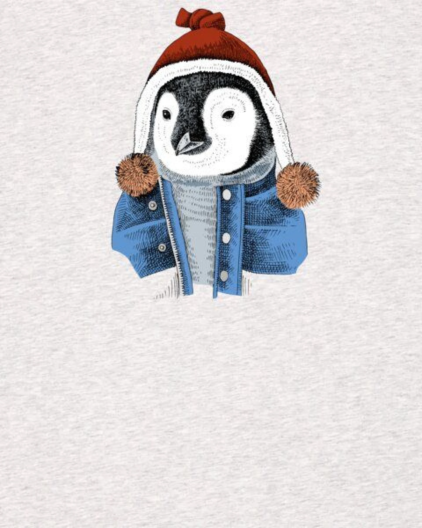 watapparel T-Shirt Unisex Pinguin – Ansicht 3