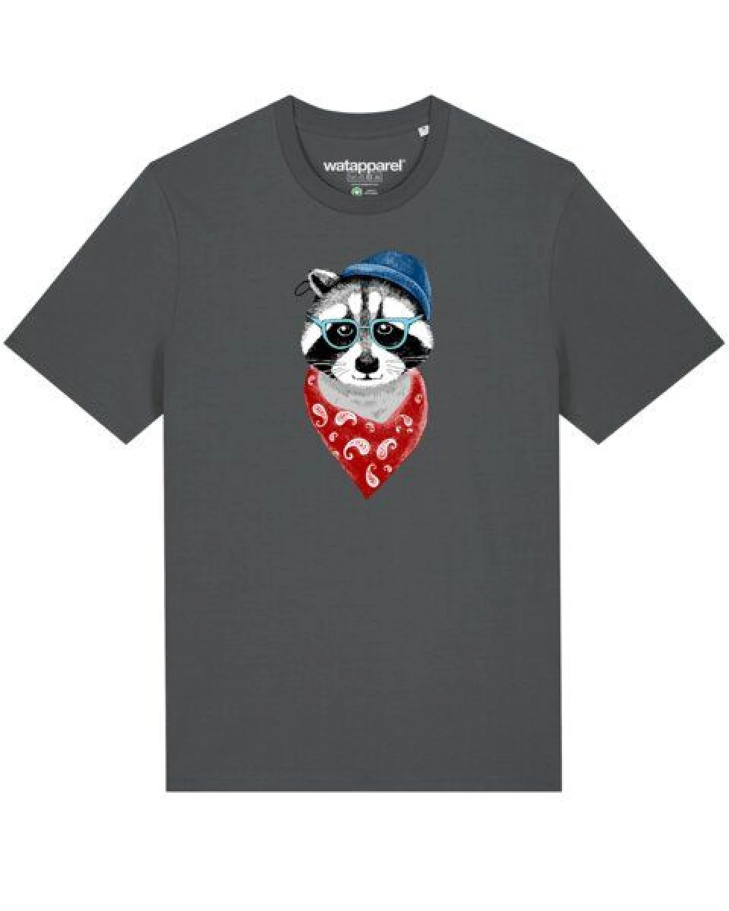watapparel T-Shirt Unisex Waschbär – Ansicht 2