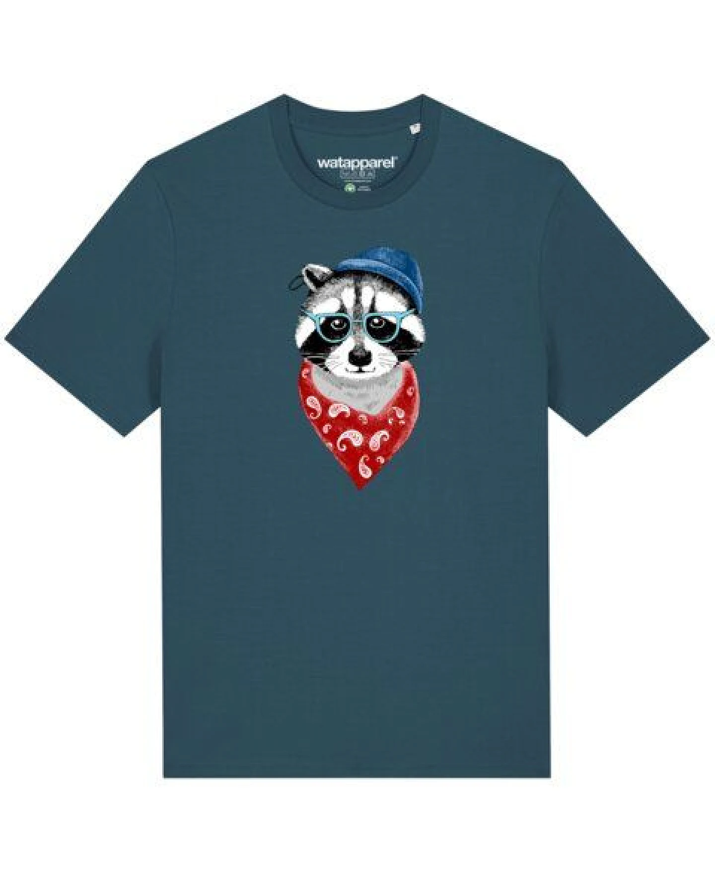 watapparel T-Shirt Unisex Waschbär – Ansicht 2
