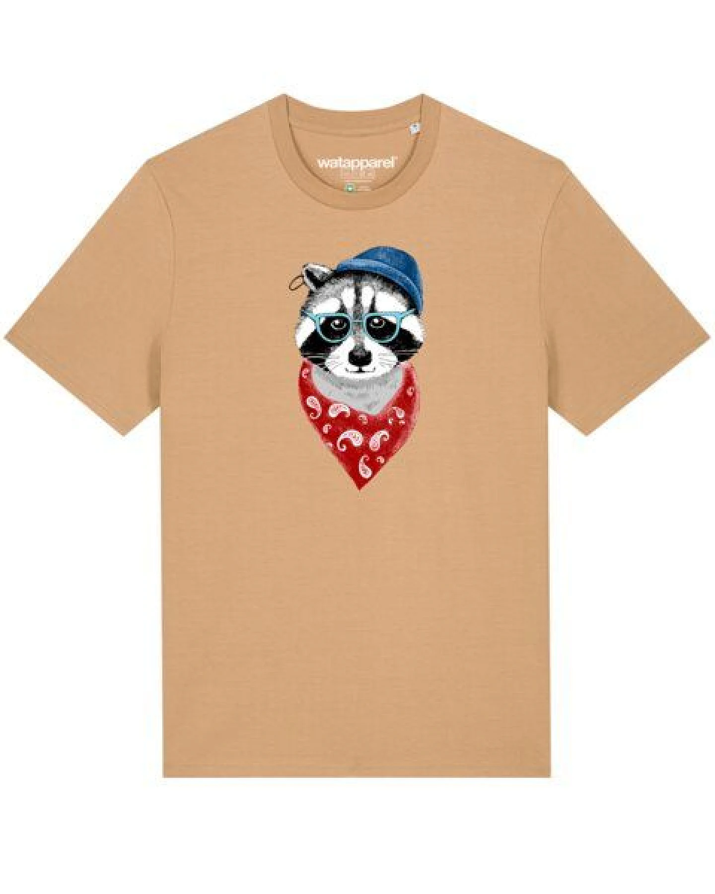 watapparel T-Shirt Unisex Waschbär – Ansicht 2