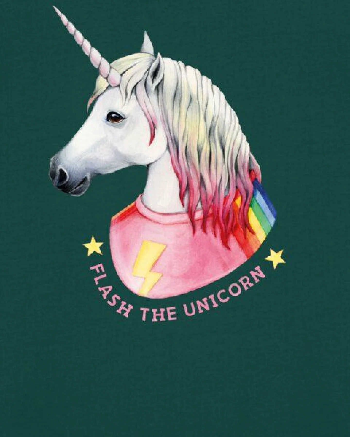 watapparel T-Shirt Unisex Flash, the unicorn – Ansicht 3