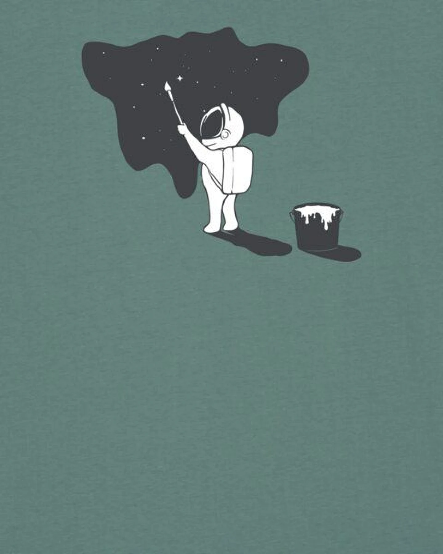 watapparel T-Shirt Unisex Painting space – Ansicht 3
