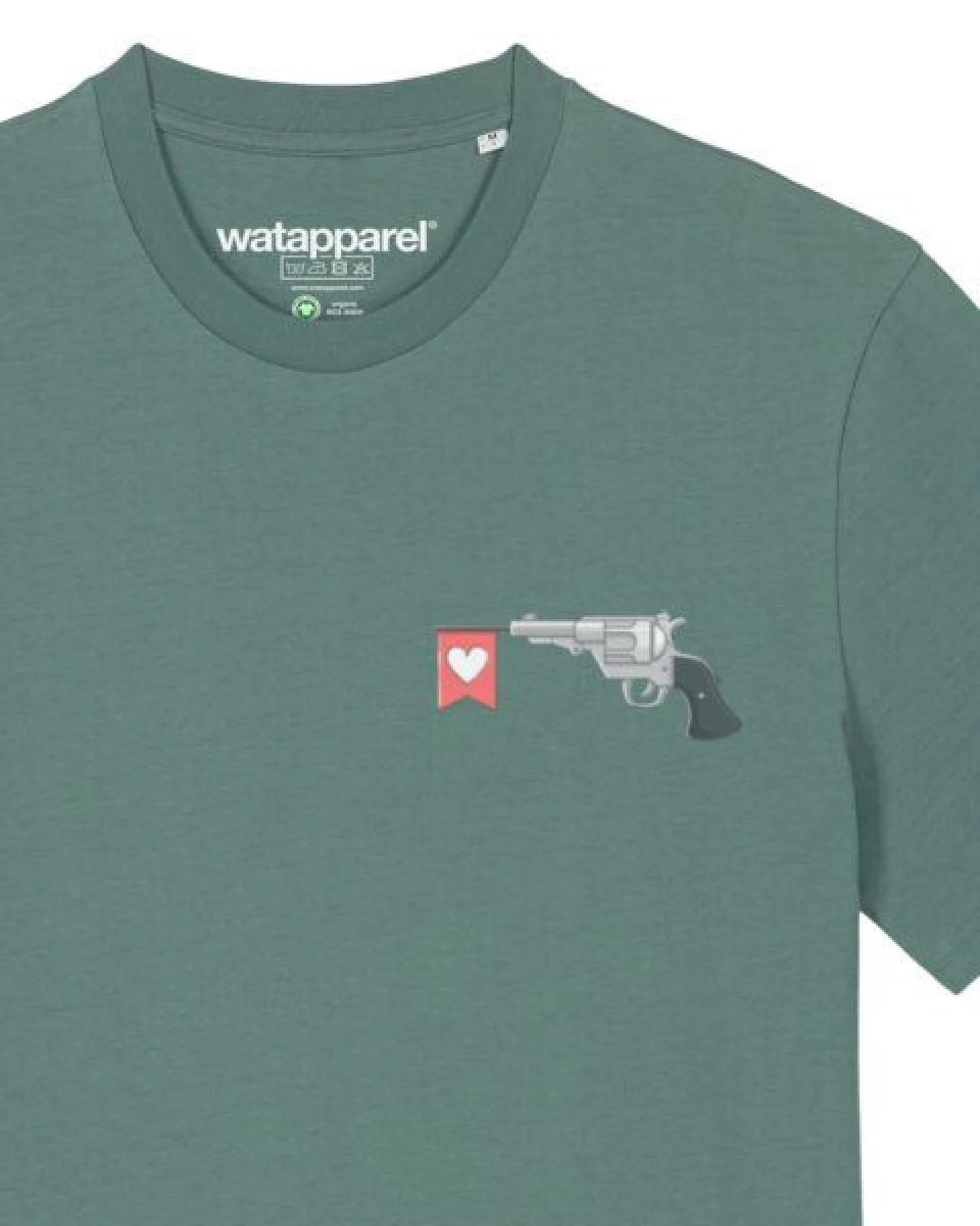 watapparel T-Shirt Unisex Make love not war – Ansicht 3
