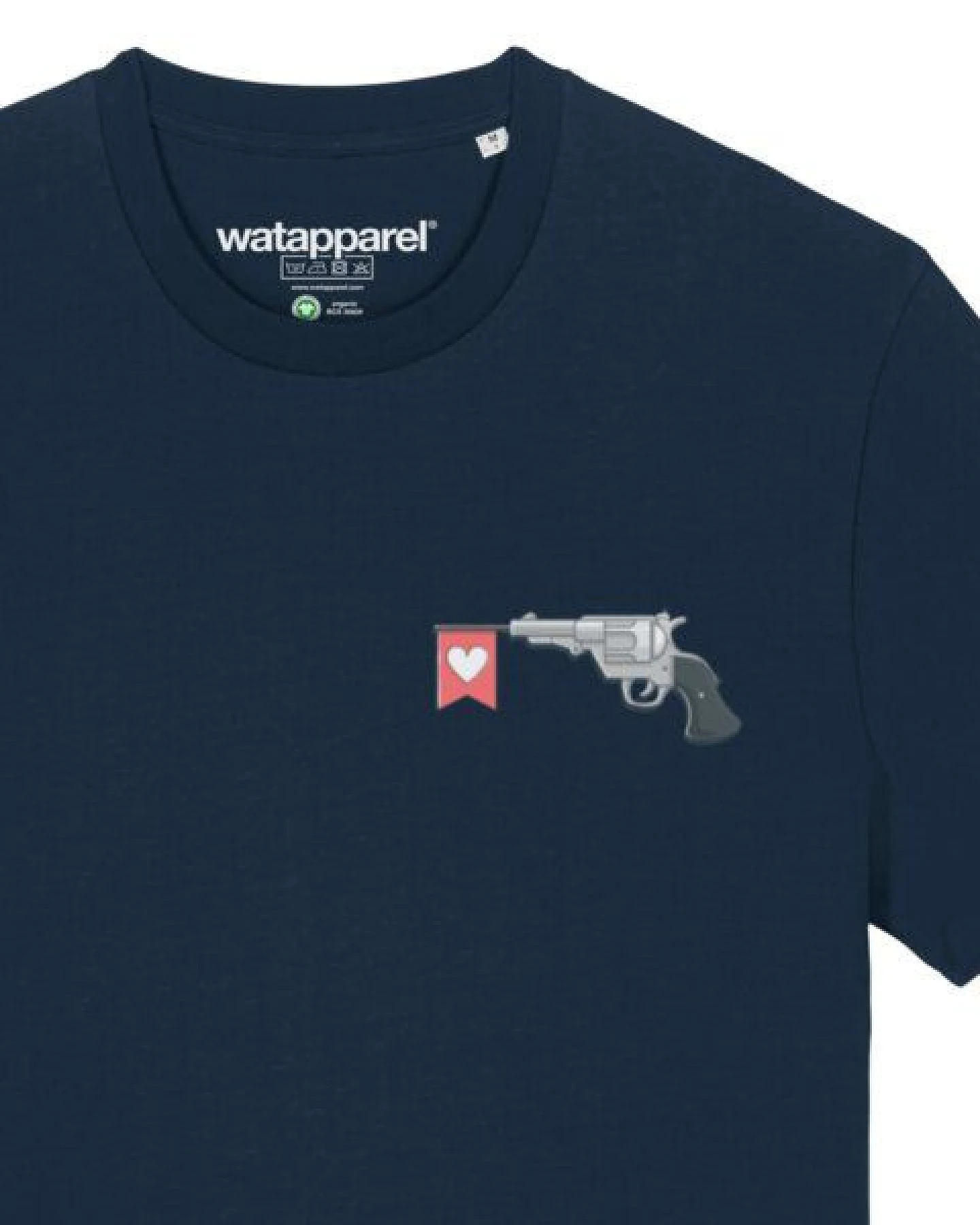 watapparel T-Shirt Unisex Make love not war – Ansicht 3