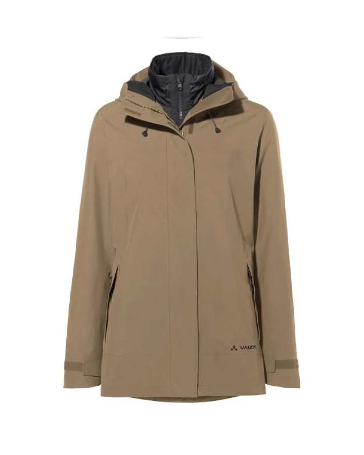 Vaude - Women's Neyland 3in1 Jacket - Doppeljacke Gr 46 beige