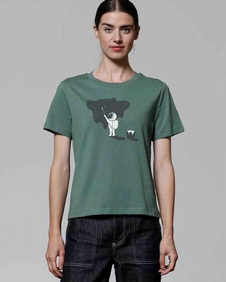 watapparel T-Shirt Frauen Painting space
