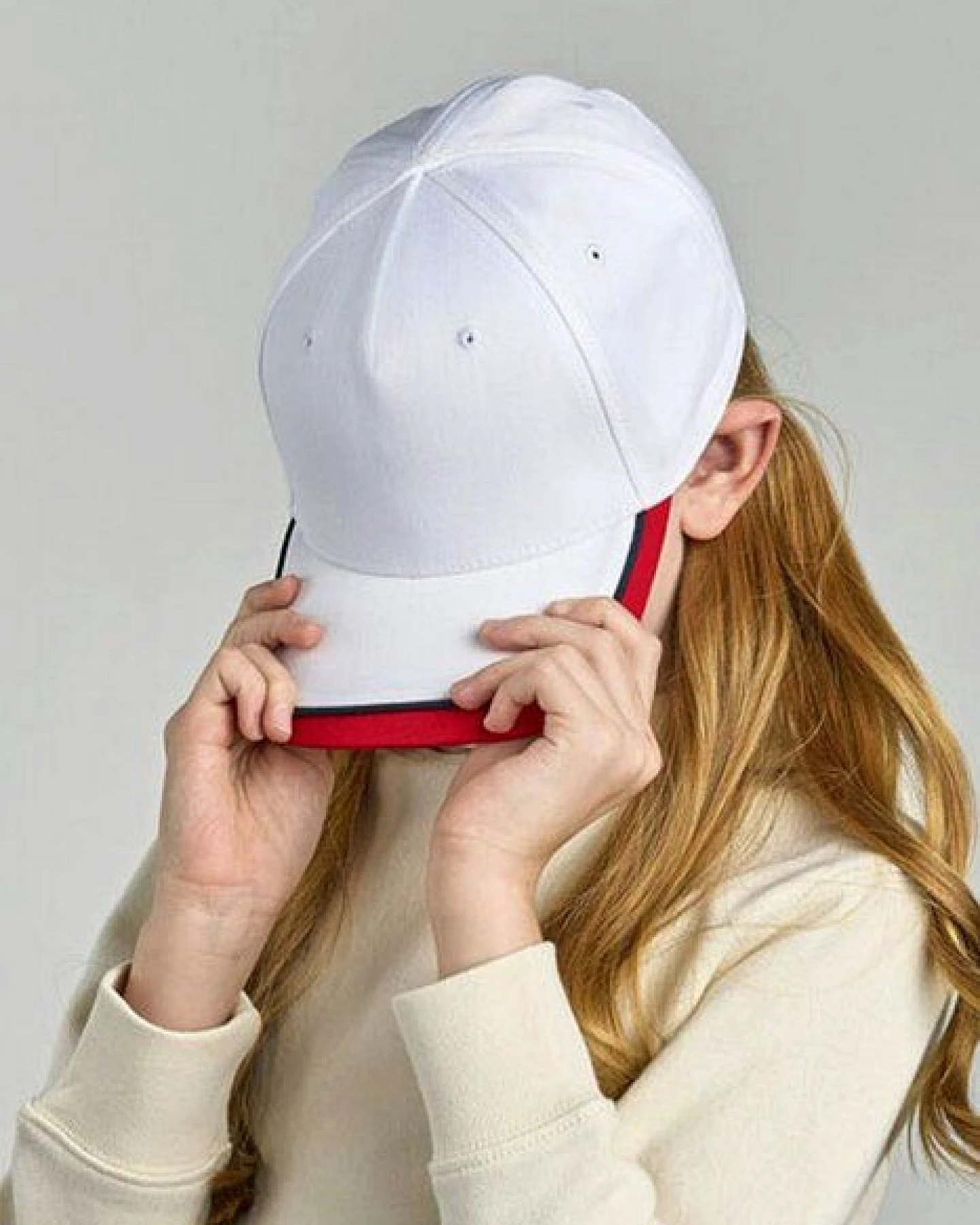 Atlantis Headwear Atlantis Kinder Basecap - Klettverschluss, mehrfarbig, Bio-Baumwolle – Ansicht 2