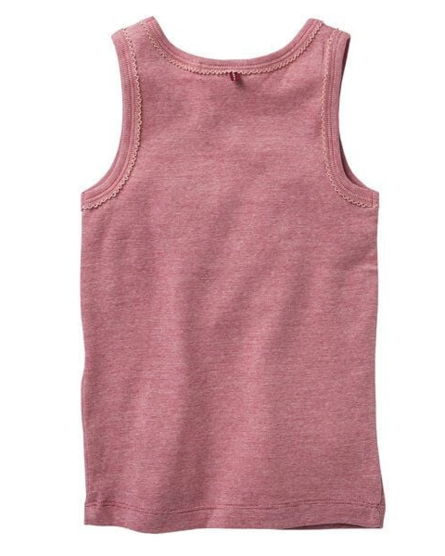 People Wear Organic Unterhemd in rot mélange, mit Druck "Dino", aus Bio-Baumwolle – Ansicht 3