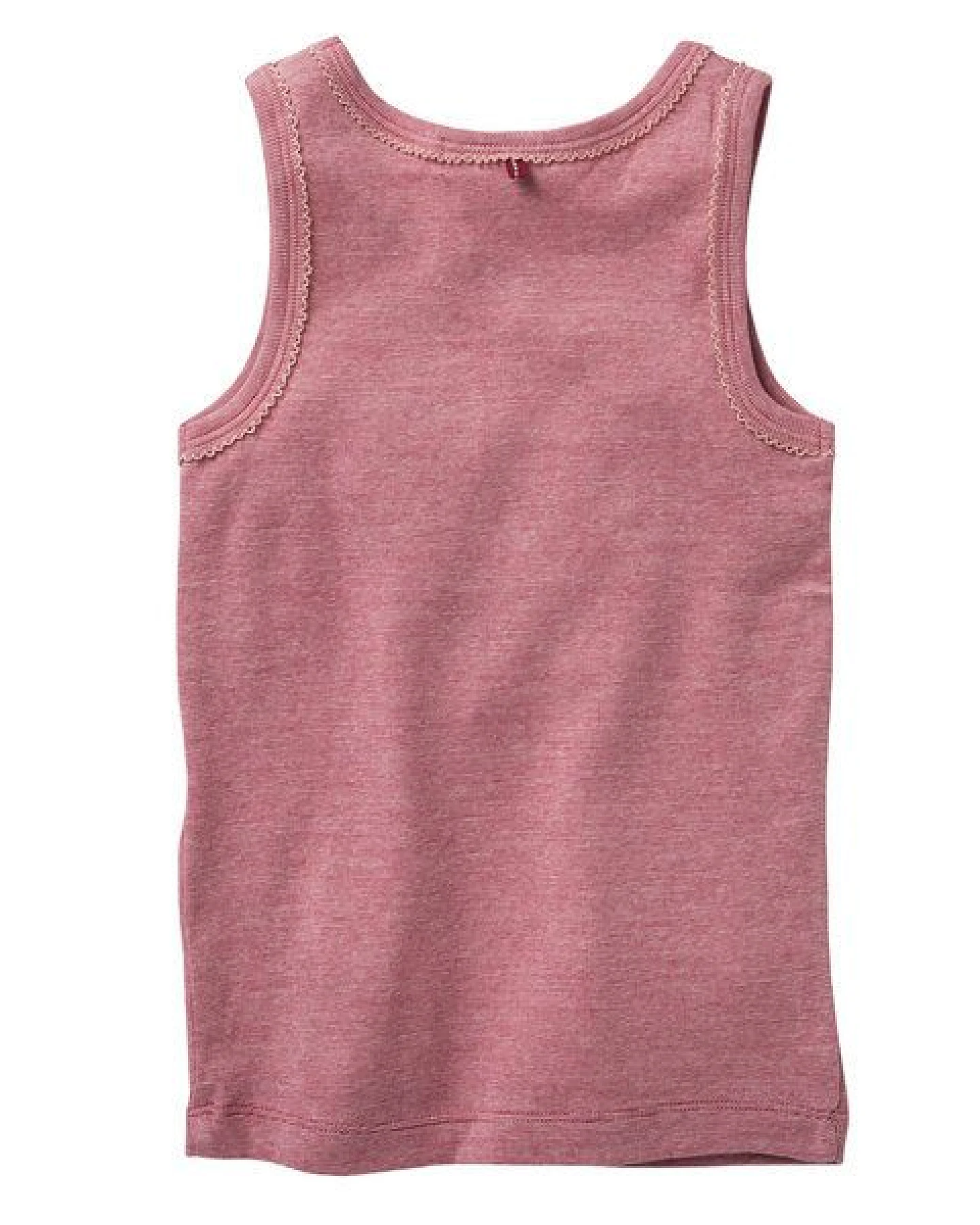 People Wear Organic Unterhemd in rot mélange, mit Druck "Dino", aus Bio-Baumwolle – Ansicht 3