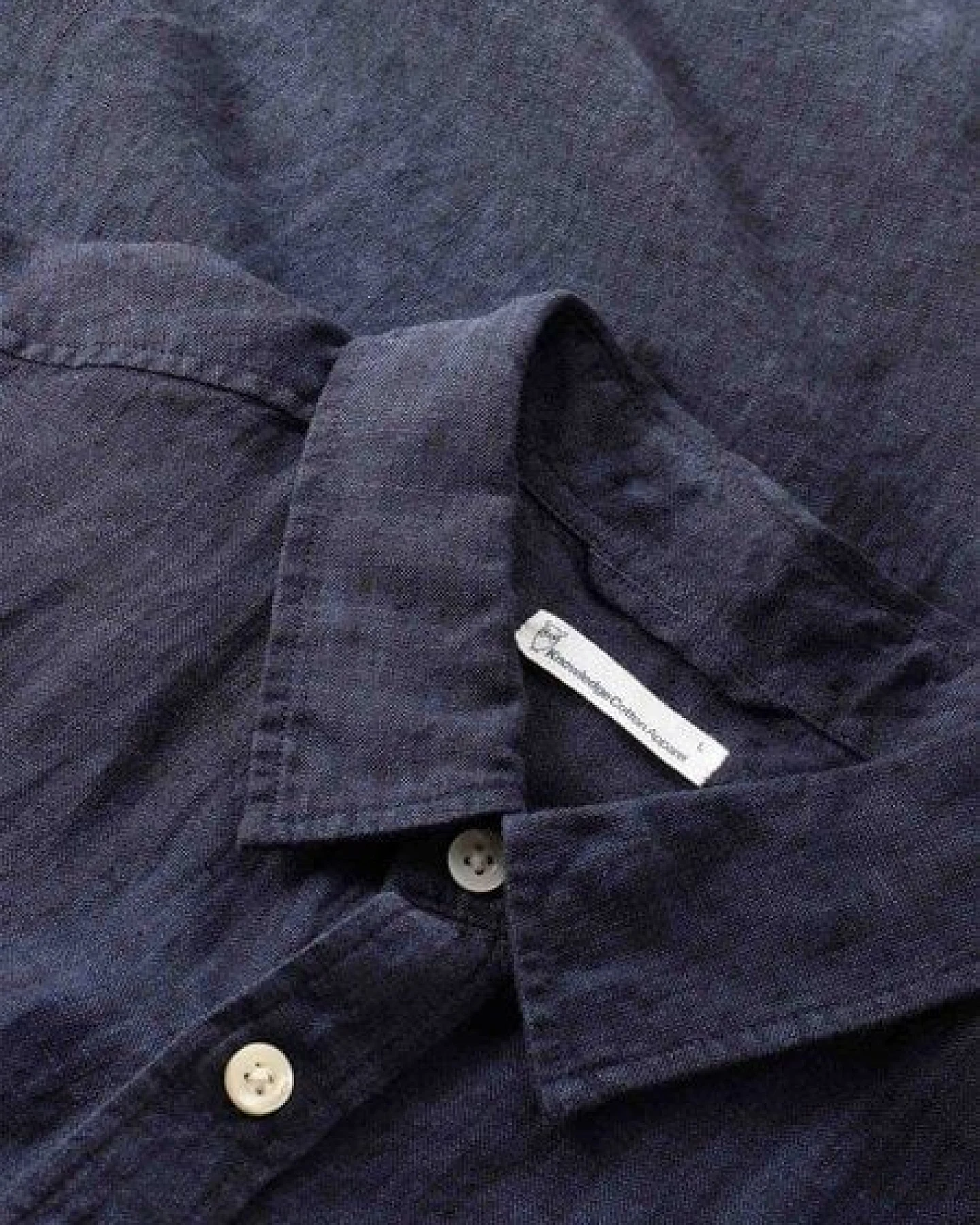 KnowledgeCotton Apparel Hemd - Regular Linen Short Sleeve Shirt - aus 100% Leinen – Ansicht 4
