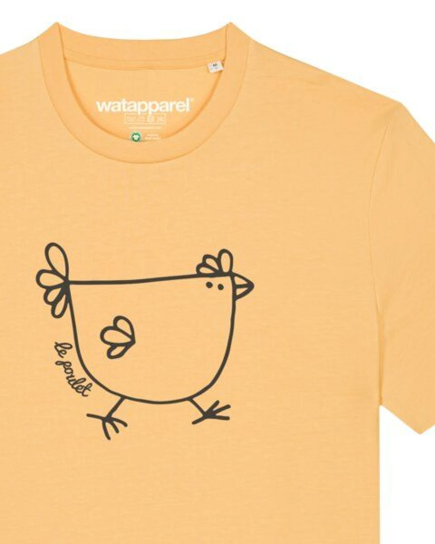 watapparel T-Shirt Unisex Le poulet - das Huhn – Ansicht 3