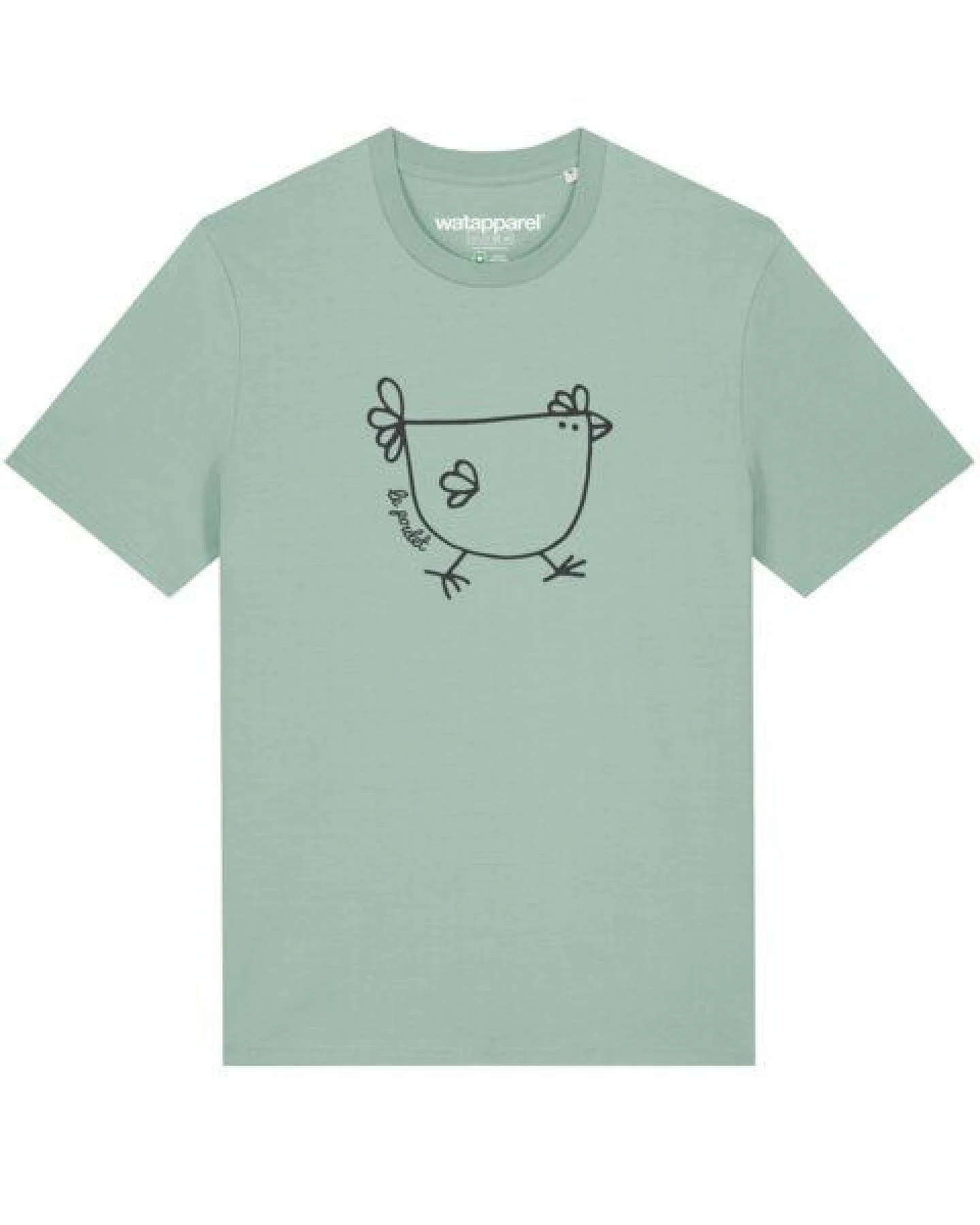 watapparel T-Shirt Unisex Le poulet - das Huhn – Ansicht 2