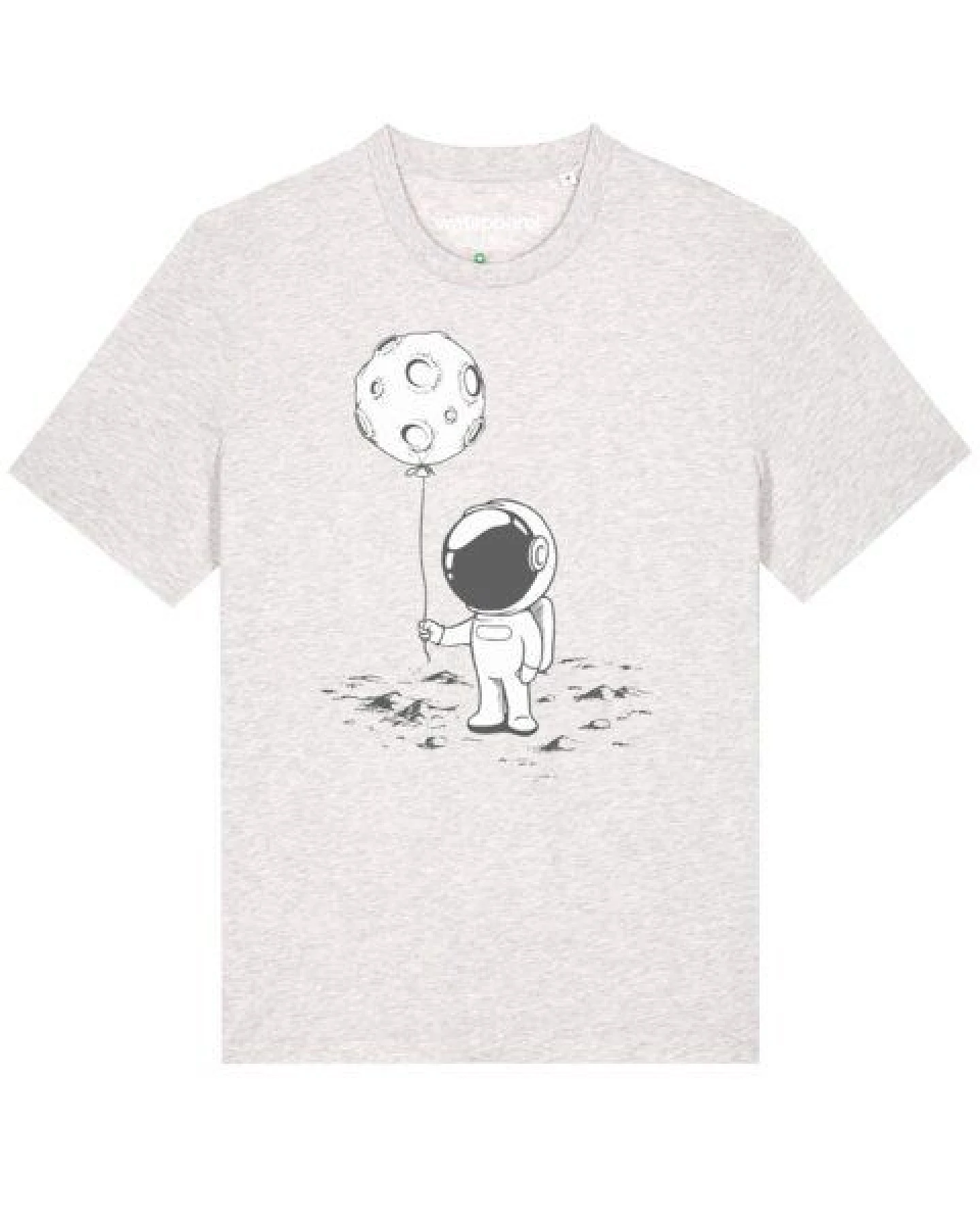 watapparel T-Shirt Unisex Kleiner Astronaut mit Luftballon – Ansicht 2