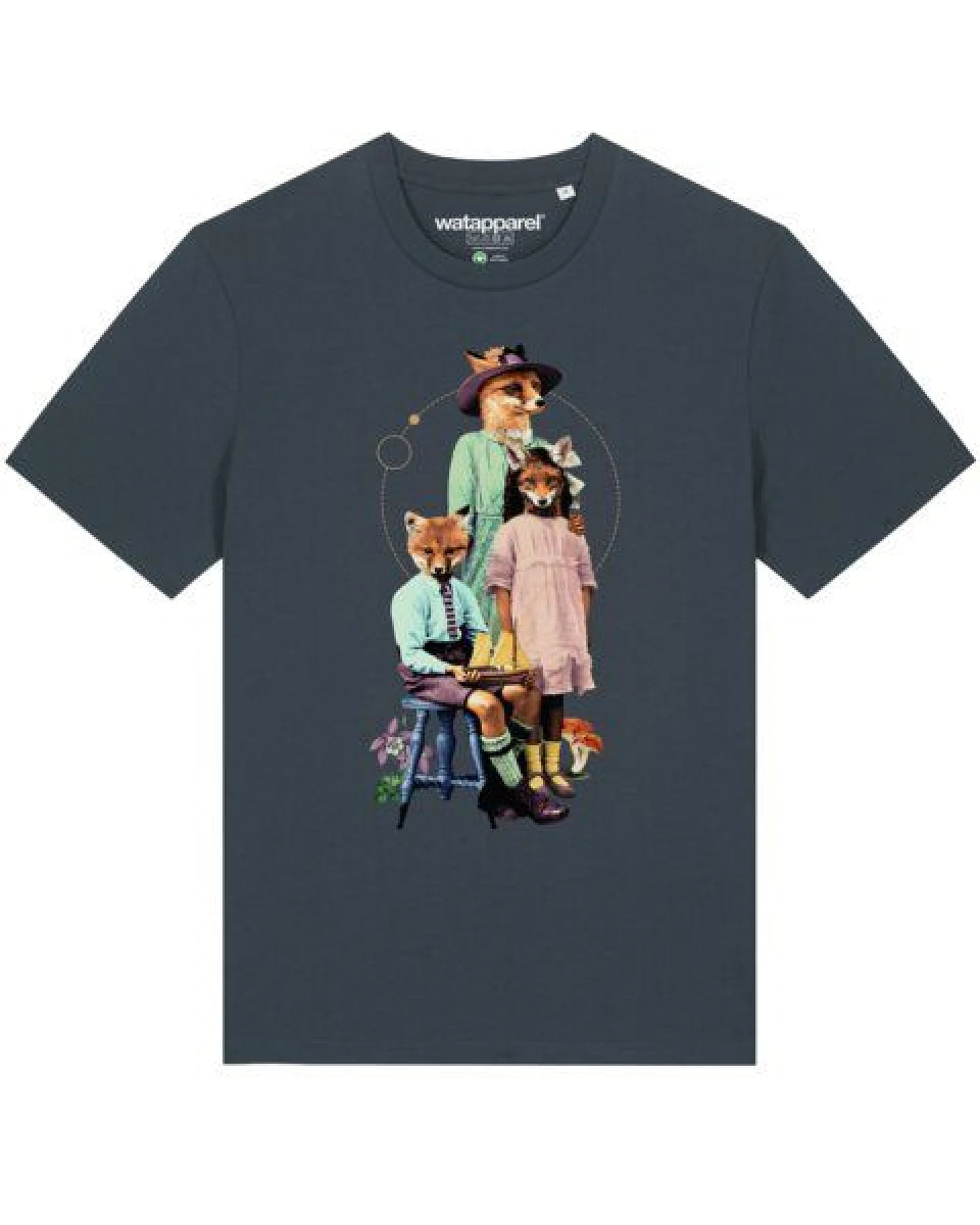 watapparel T-Shirt Unisex Fancy Fox – Ansicht 2
