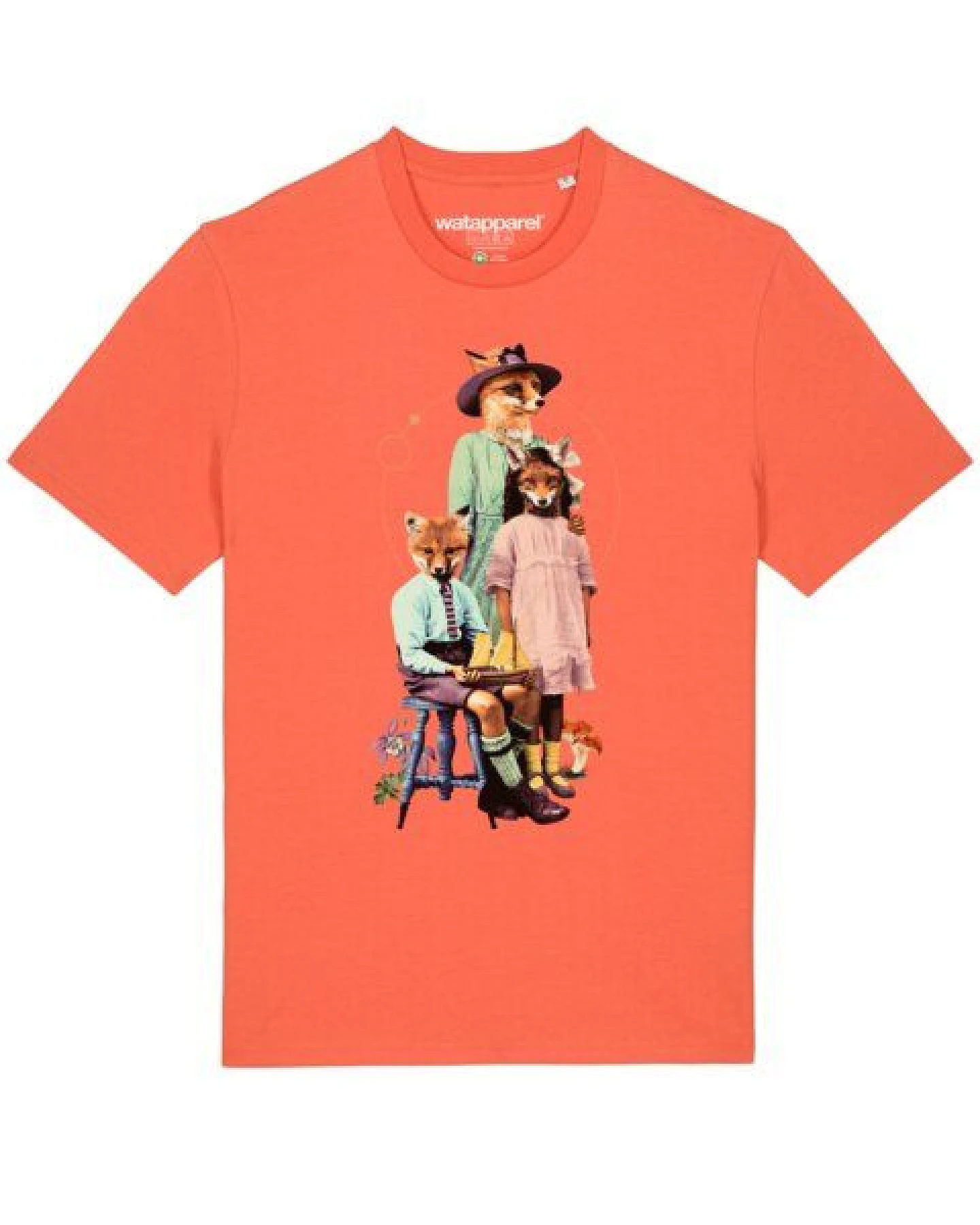 watapparel T-Shirt Unisex Fancy Fox – Ansicht 2