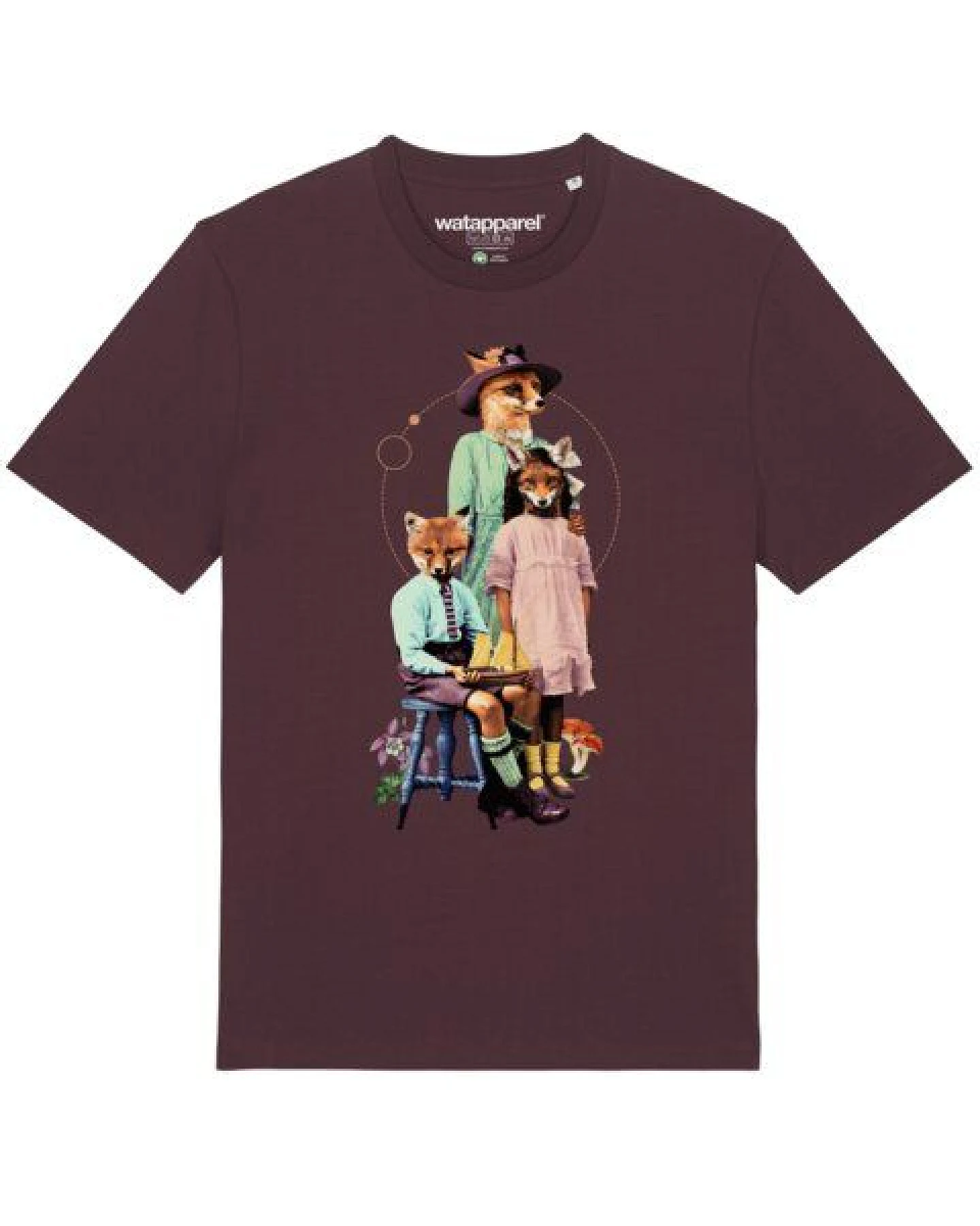 watapparel T-Shirt Unisex Fancy Fox – Ansicht 2