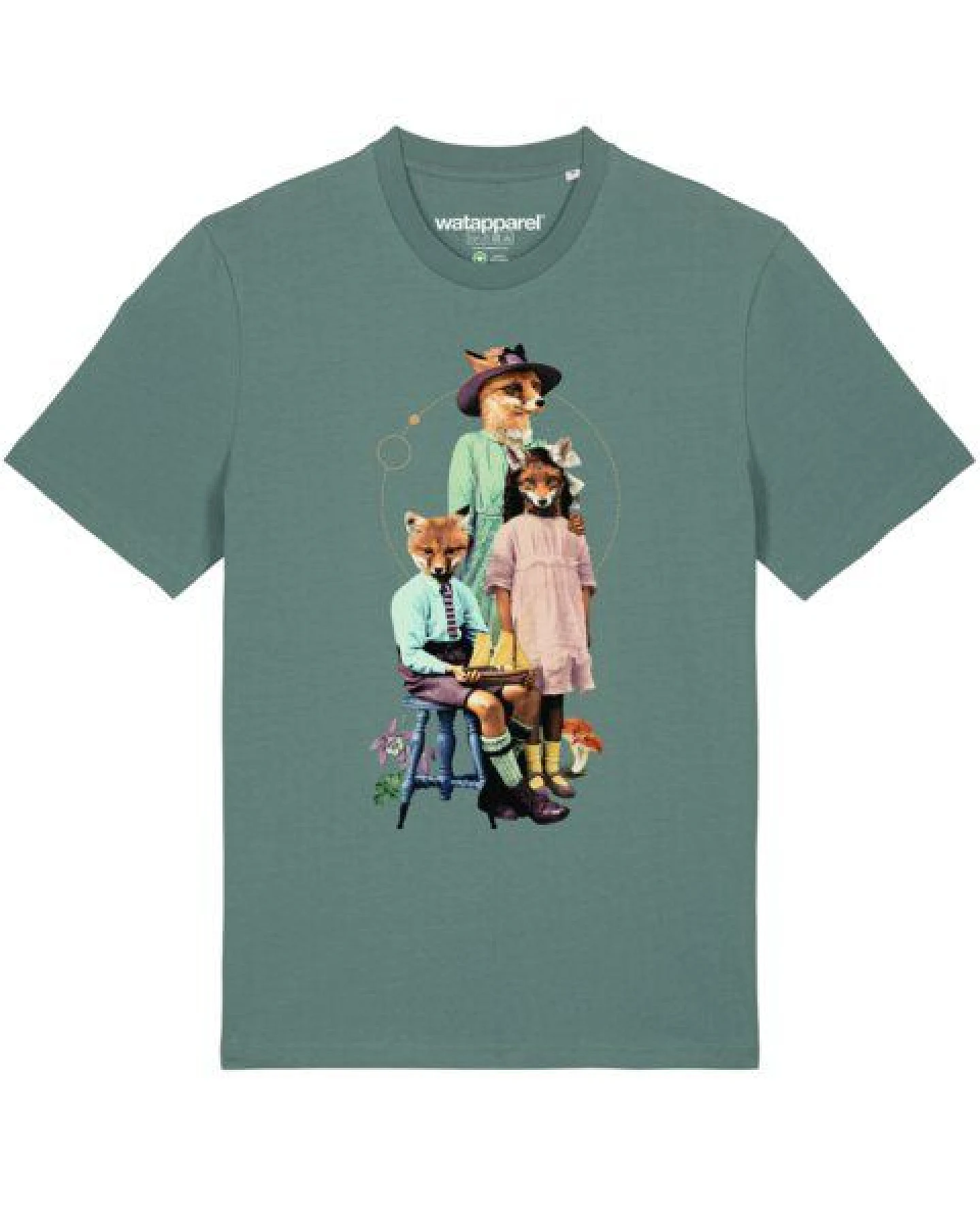 watapparel T-Shirt Unisex Fancy Fox – Ansicht 2