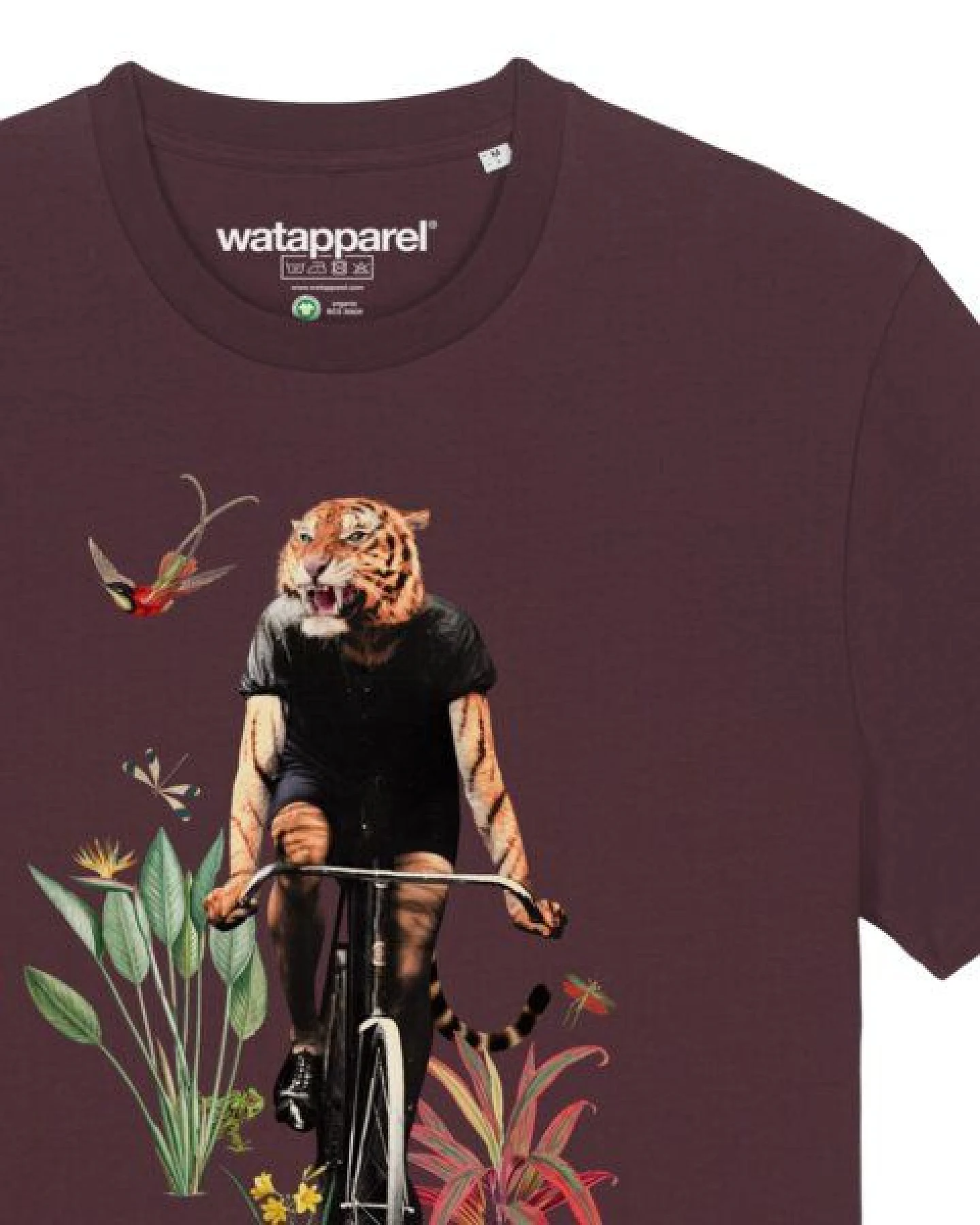 watapparel T-Shirt Unisex Fancy Tiger – Ansicht 3