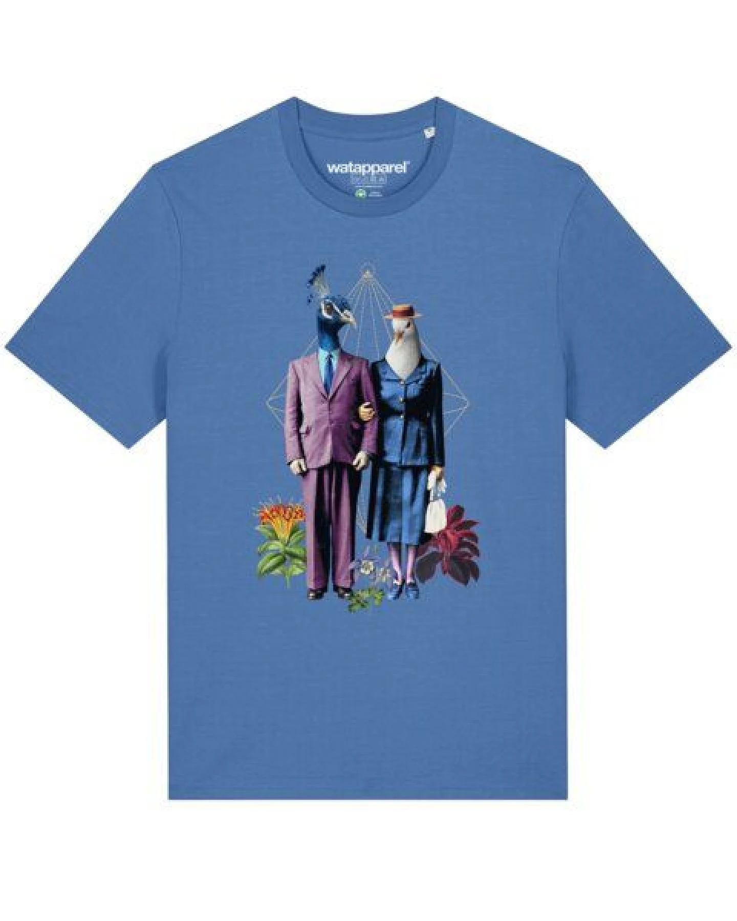 watapparel T-Shirt Unisex Fancy Birds – Ansicht 2