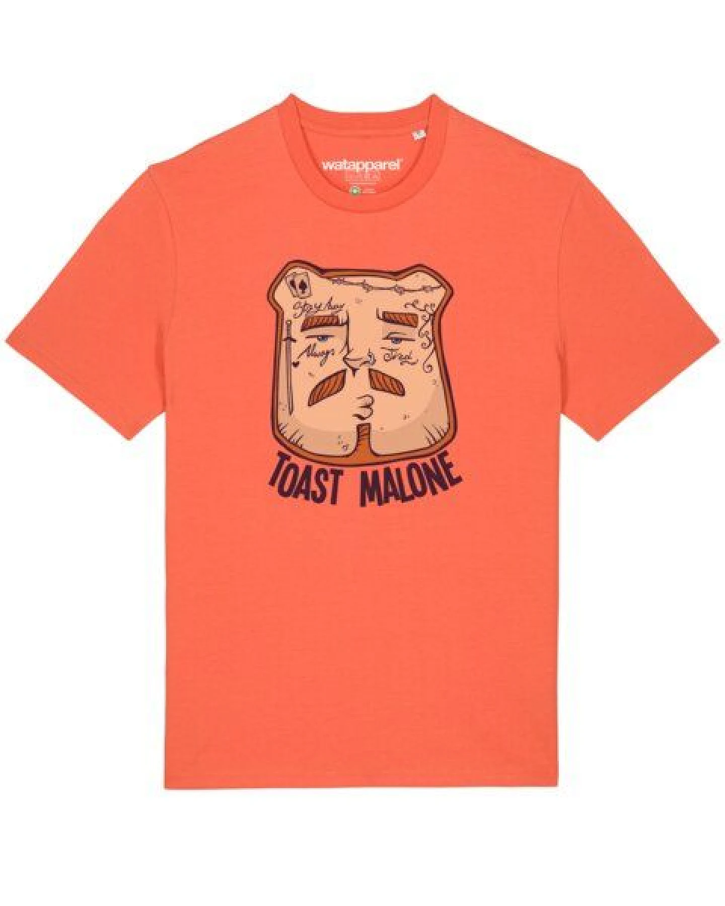 watapparel T-Shirt Unisex Toast Malone – Ansicht 2