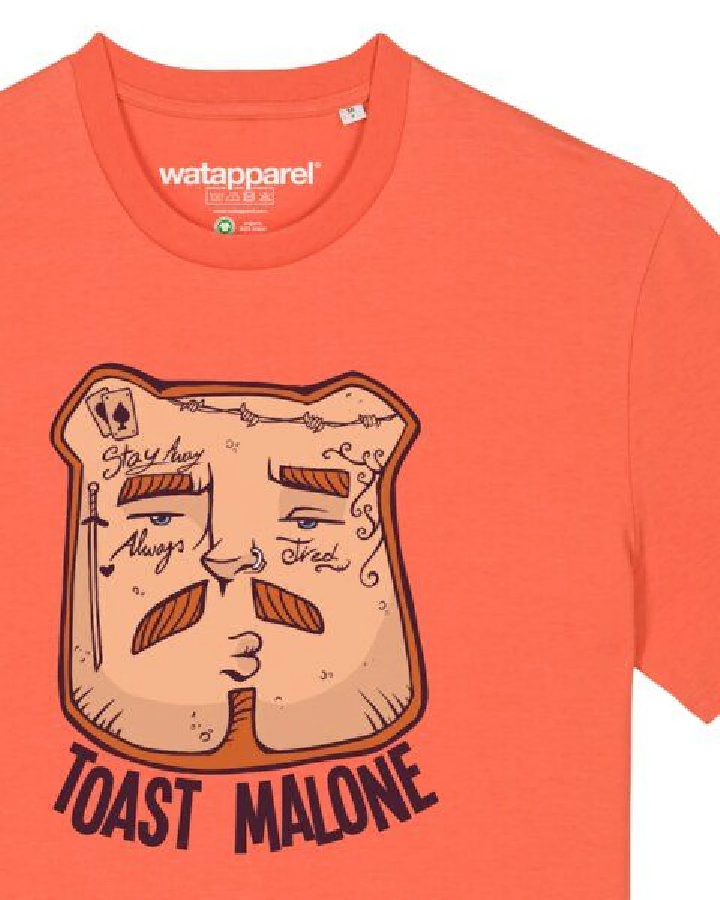 watapparel T-Shirt Unisex Toast Malone – Ansicht 3