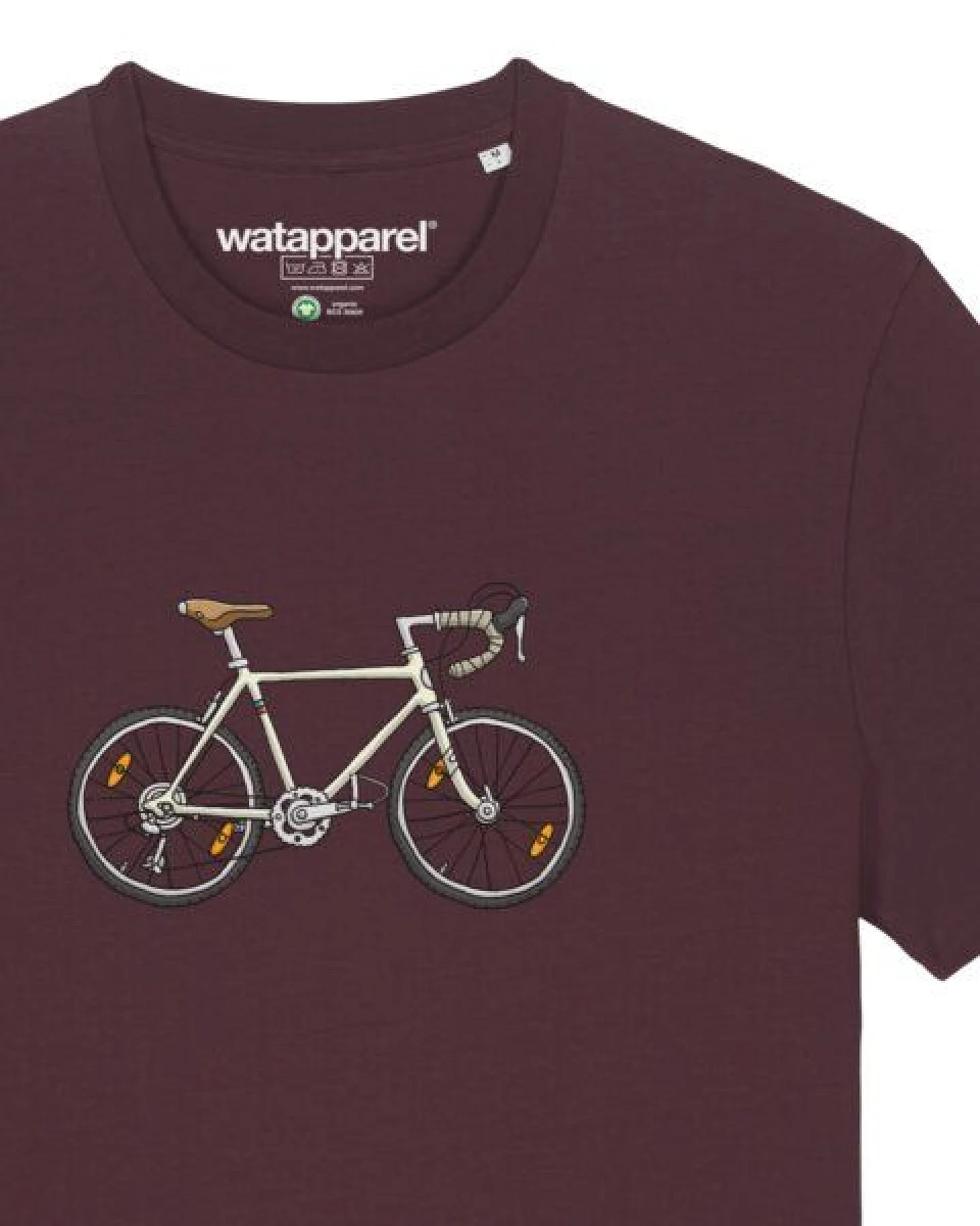 watapparel T-Shirt Unisex Doodle Bike – Ansicht 3