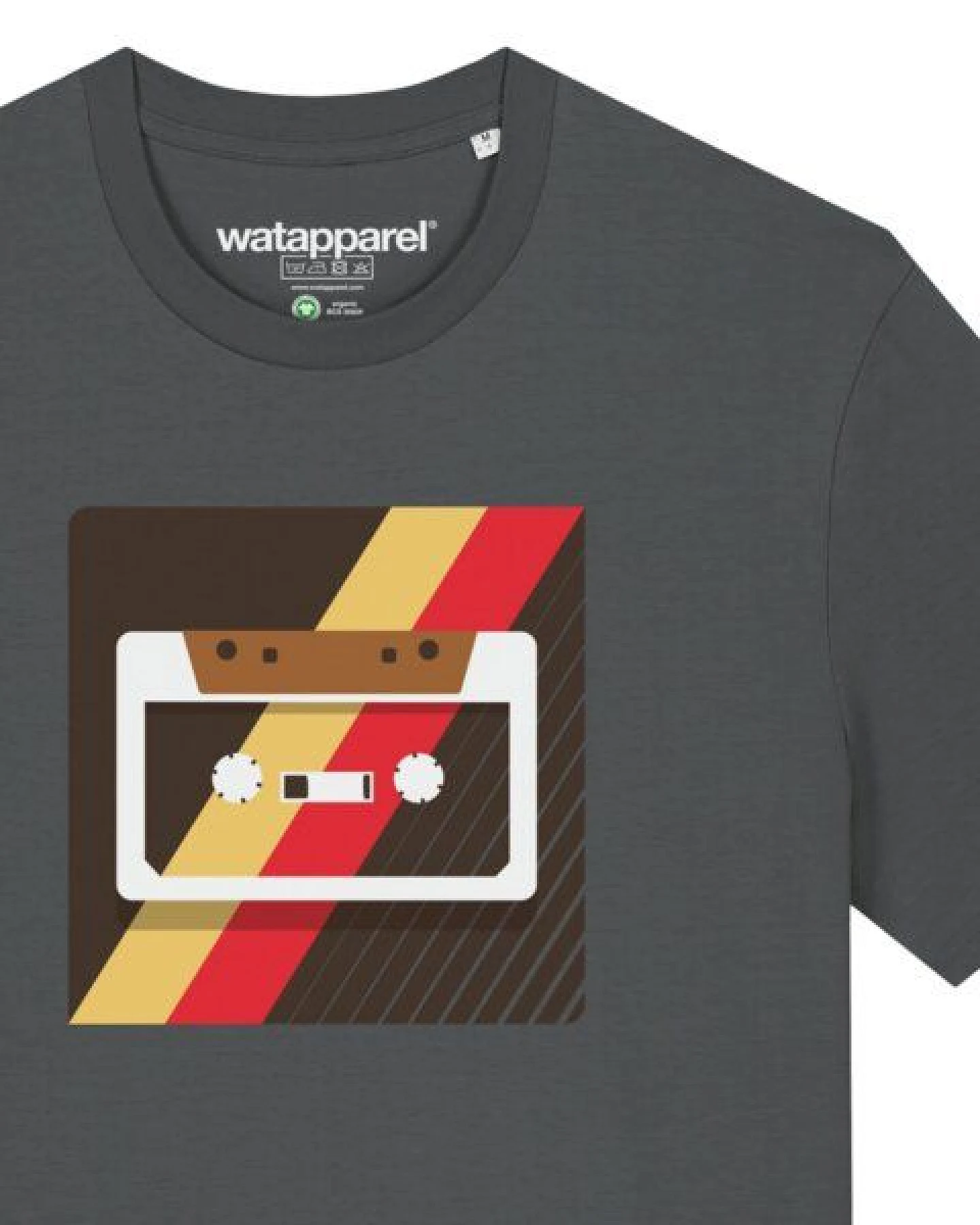 watapparel T-Shirt Unisex Kassette – Ansicht 3