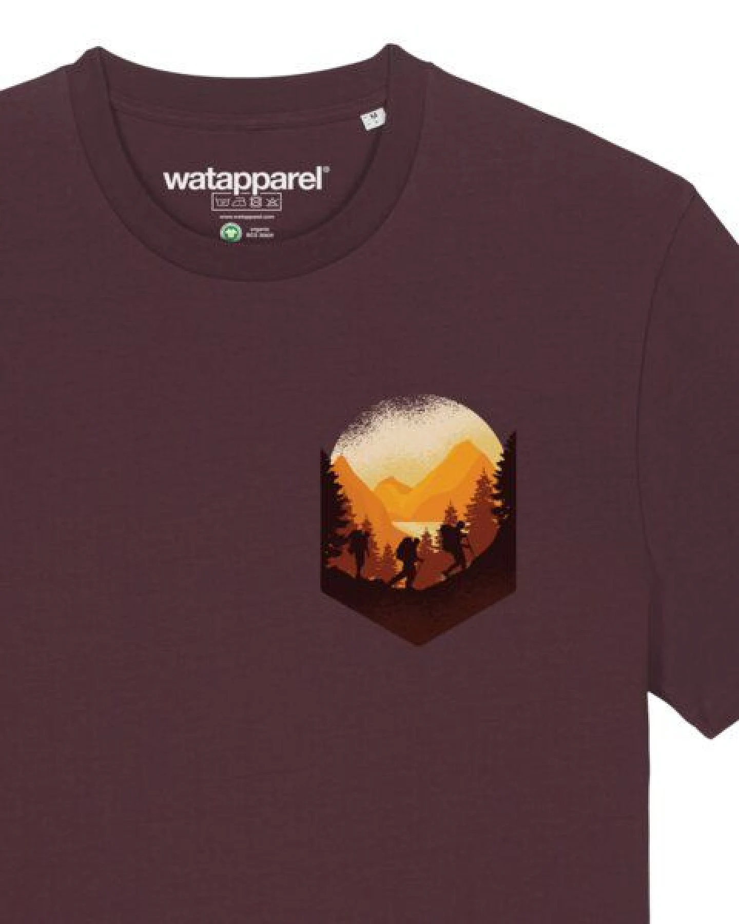watapparel T-Shirt Unisex Hiking in the mountains – Ansicht 3