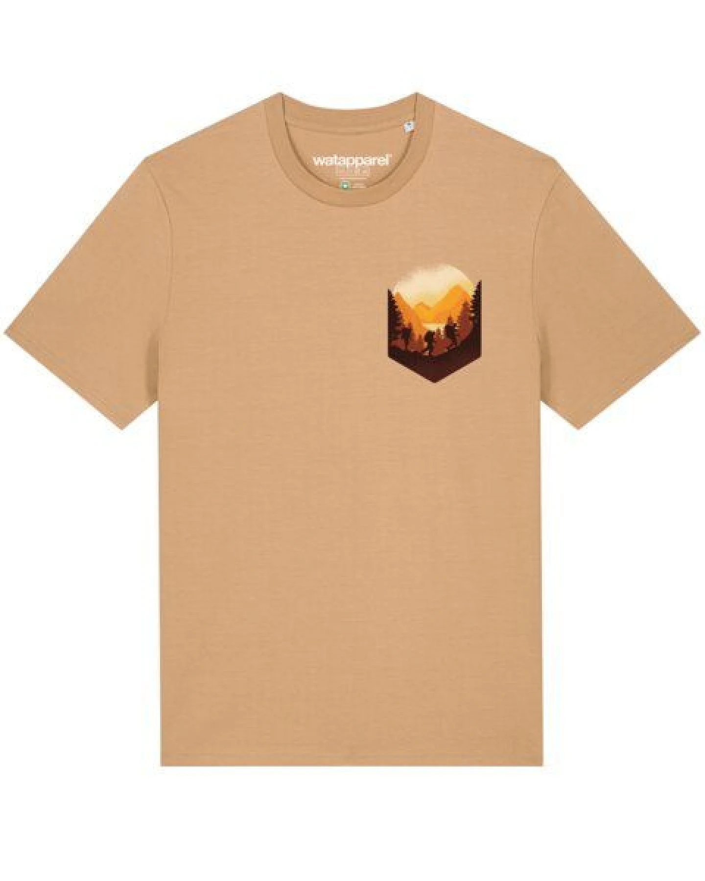 watapparel T-Shirt Unisex Hiking in the mountains – Ansicht 2