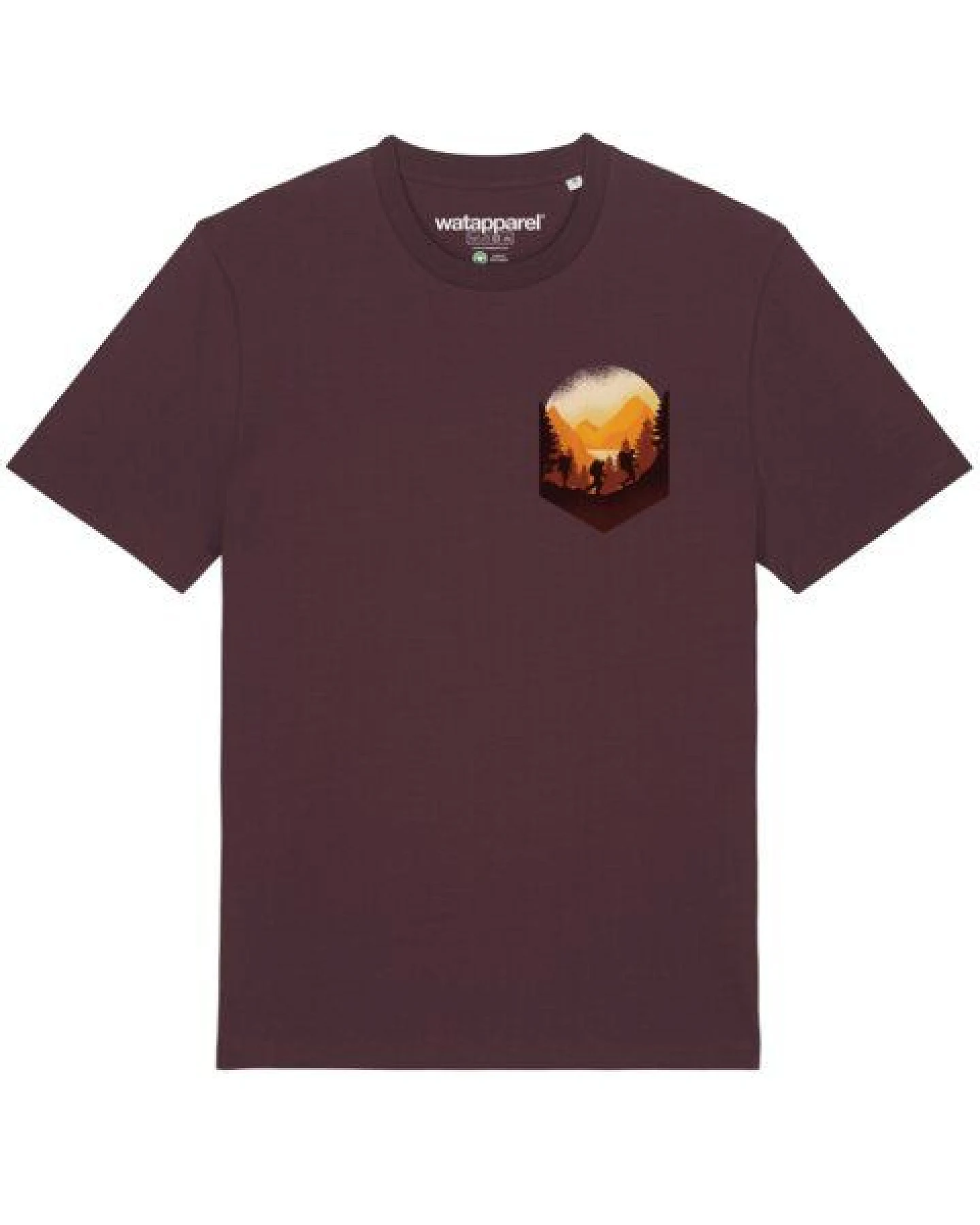 watapparel T-Shirt Unisex Hiking in the mountains – Ansicht 2