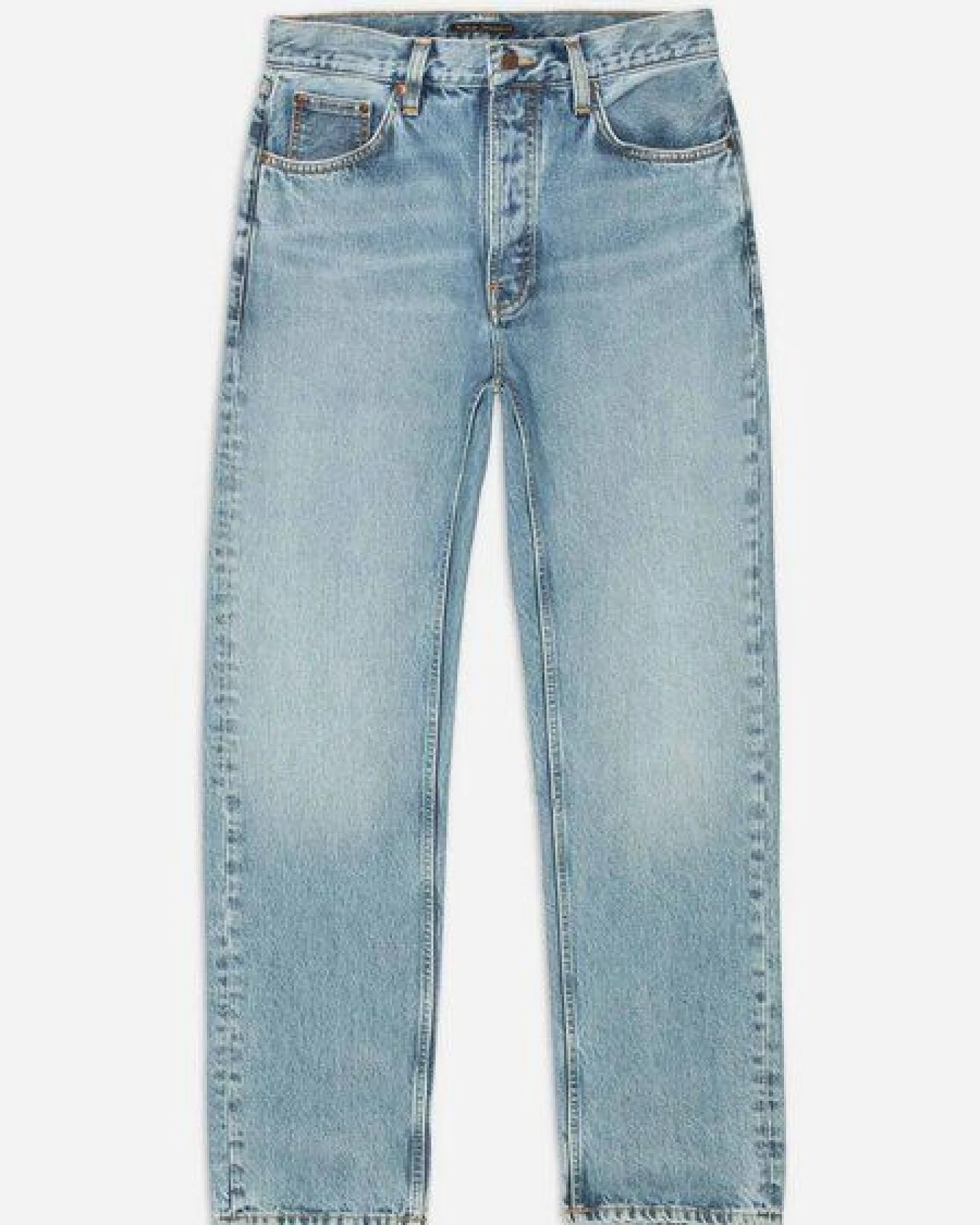 Nudie Jeans Regular Fit Herren Jeans - Rad Rufus - aus 100% biologisch angebauter Baumwolle – Ansicht 4