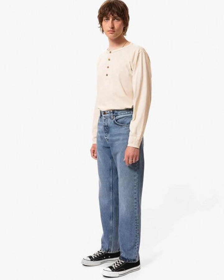 Nudie Jeans Regular Fit Herren Jeans - Rad Rufus - aus 100% biologisch angebauter Baumwolle