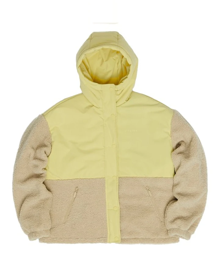 Mazine - Women's Fabric Blocking Jacket - Winterjacke Gr XL beige