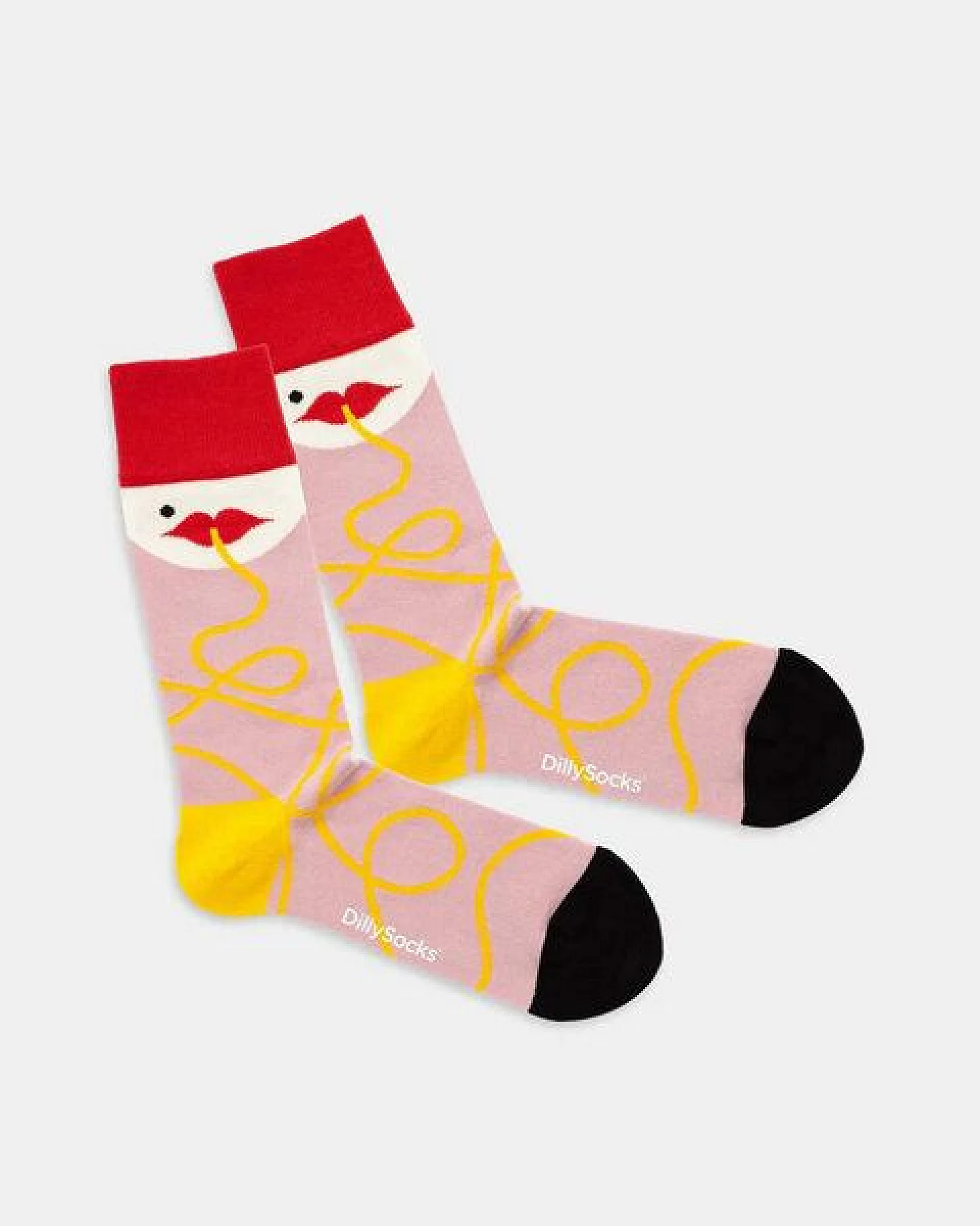 DillySocks Socken NO REGRETTI EAT SPAGHETTI – Ansicht 2