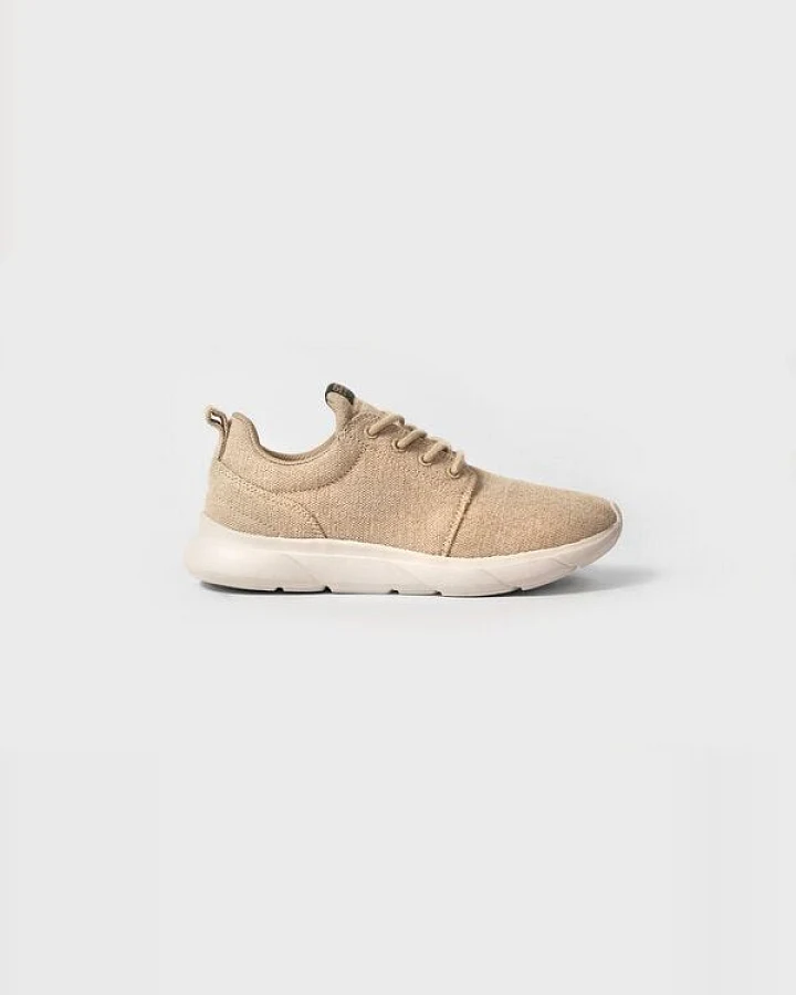 8000Kicks Explorer V2 Beige - Wasserdichte Hanfschuhe