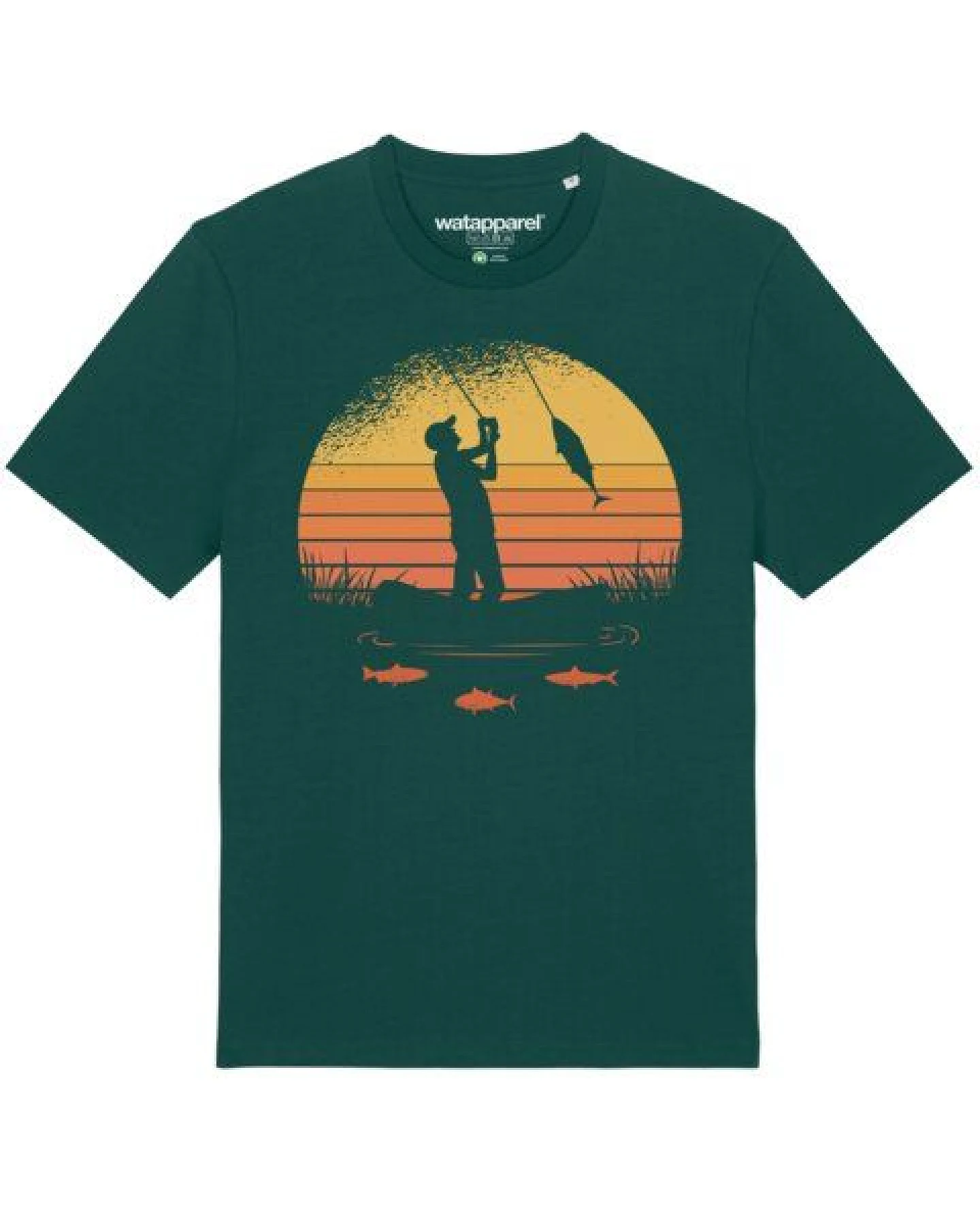 watapparel T-Shirt Unisex Angler – Ansicht 2