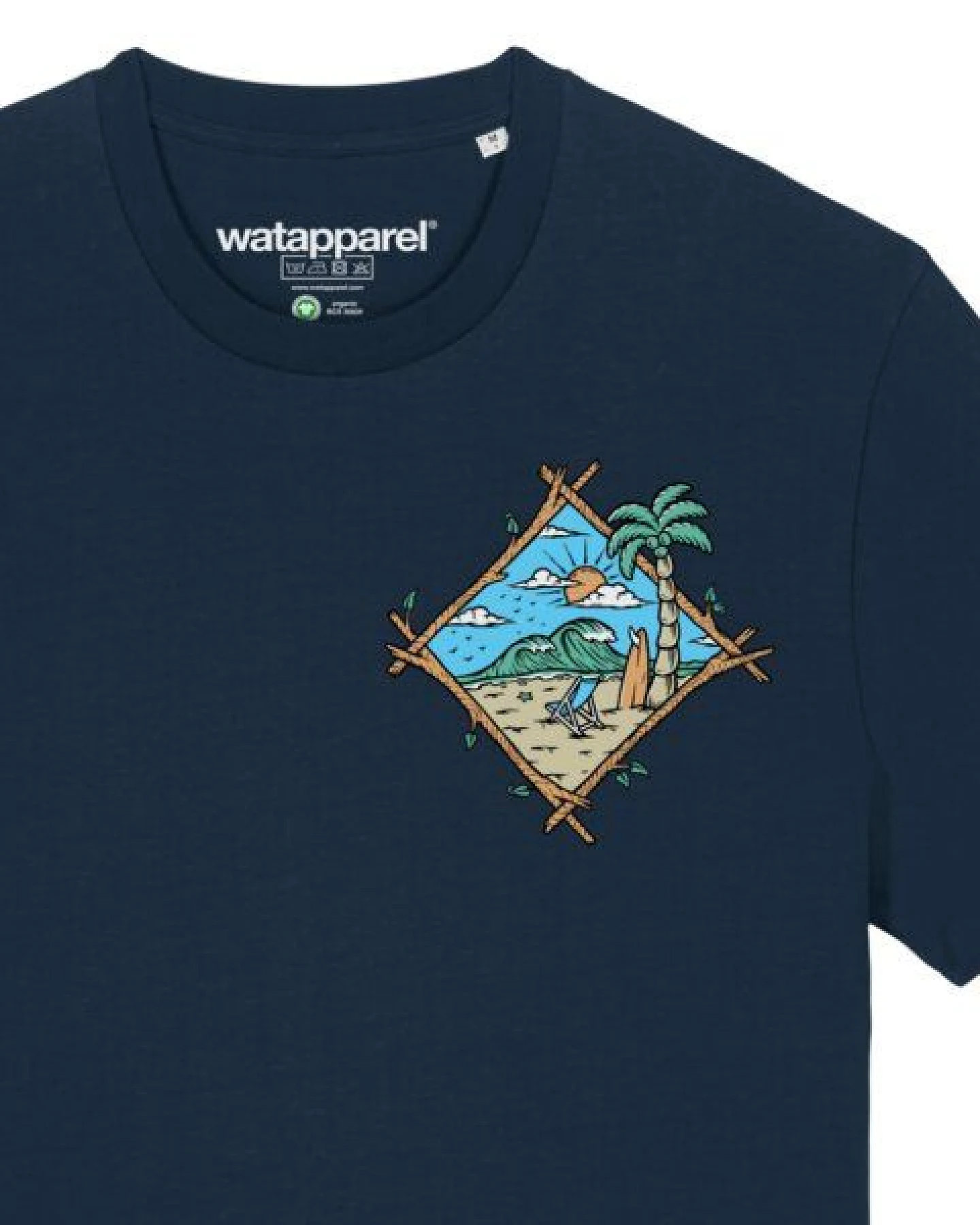 watapparel T-Shirt Unisex Beach is calling – Ansicht 3