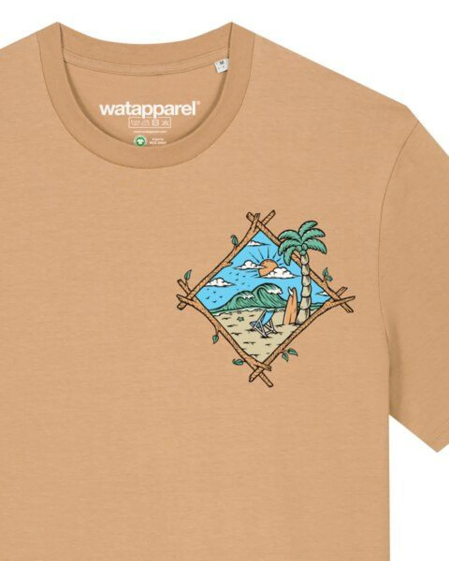 watapparel T-Shirt Unisex Beach is calling – Ansicht 3