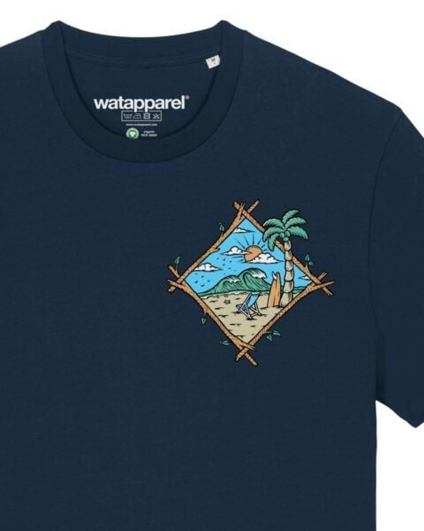 watapparel T-Shirt Unisex Beach is calling – Ansicht 3
