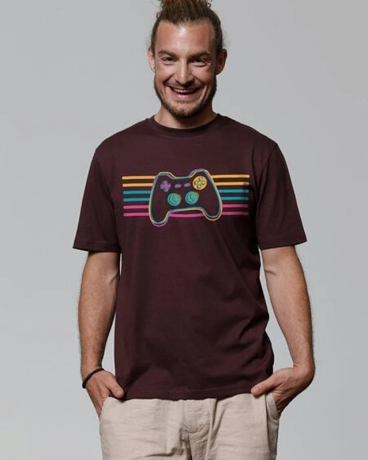 watapparel T-Shirt Unisex Retro Joystick