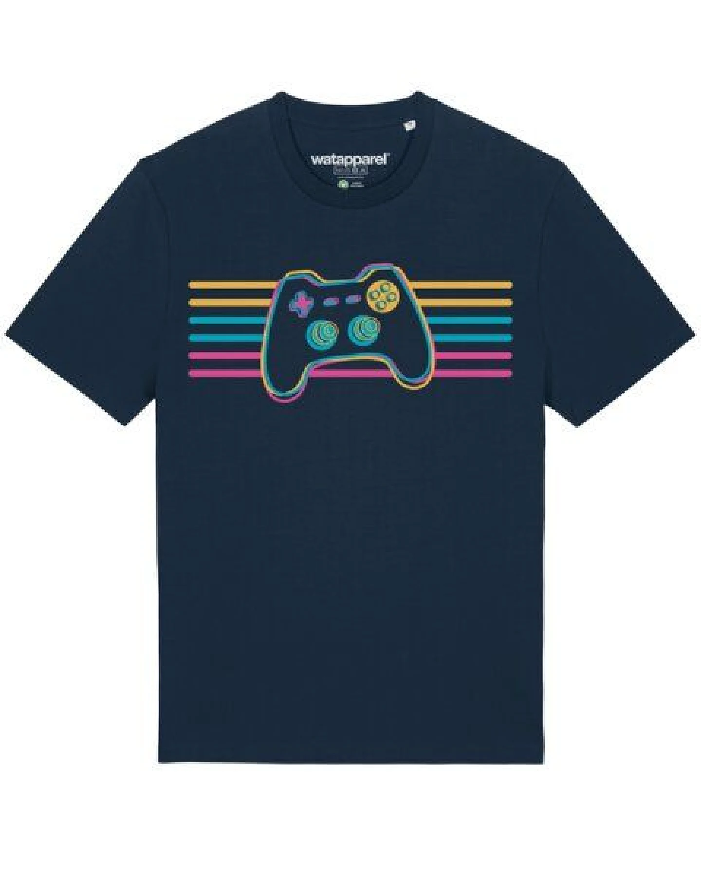 watapparel T-Shirt Unisex Retro Joystick – Ansicht 2
