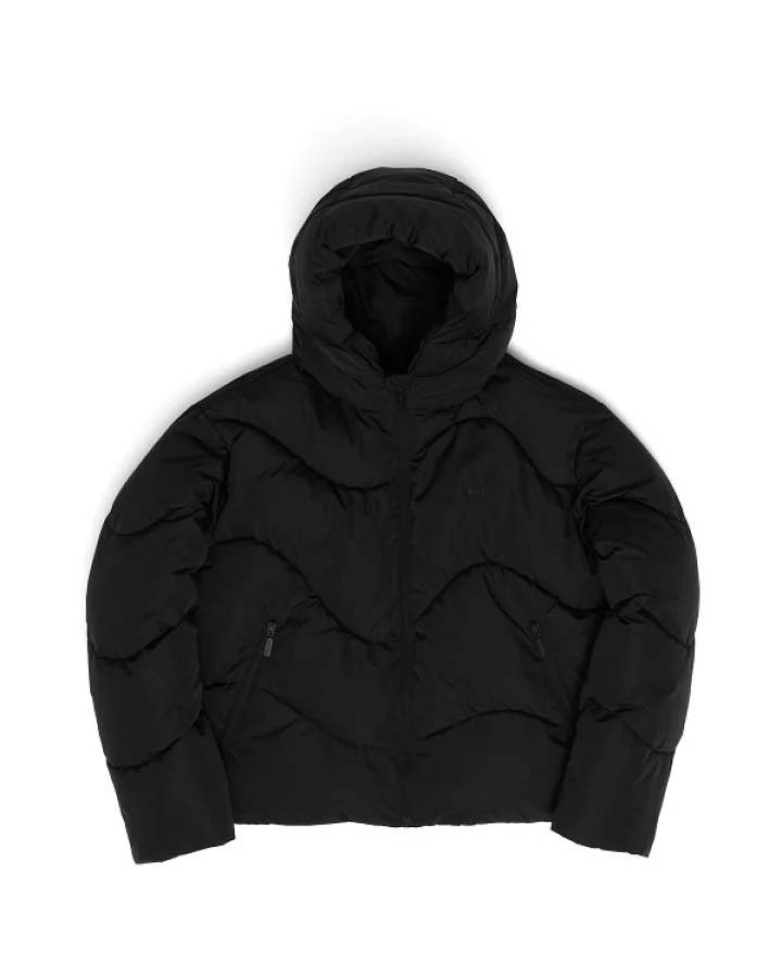 Mazine - Women's Waves Quilt Short Puffer Jacket - Winterjacke Gr L schwarz