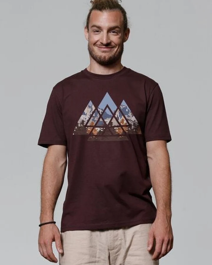 watapparel T-Shirt Unisex Geometric Landscape