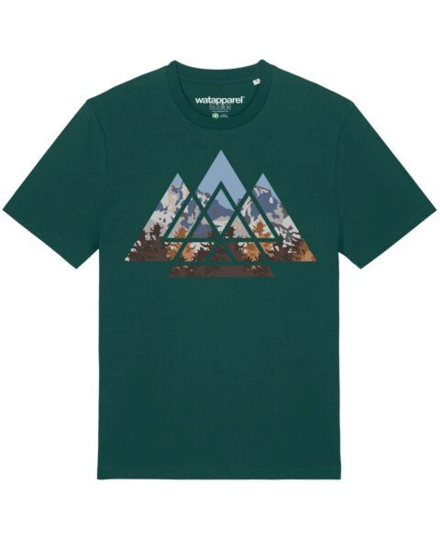 watapparel T-Shirt Unisex Geometric Landscape – Ansicht 2