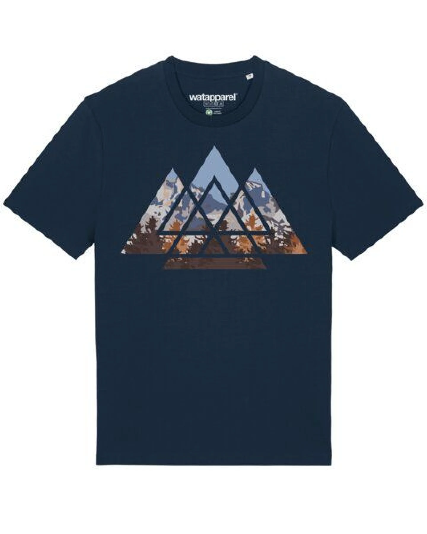 watapparel T-Shirt Unisex Geometric Landscape – Ansicht 2