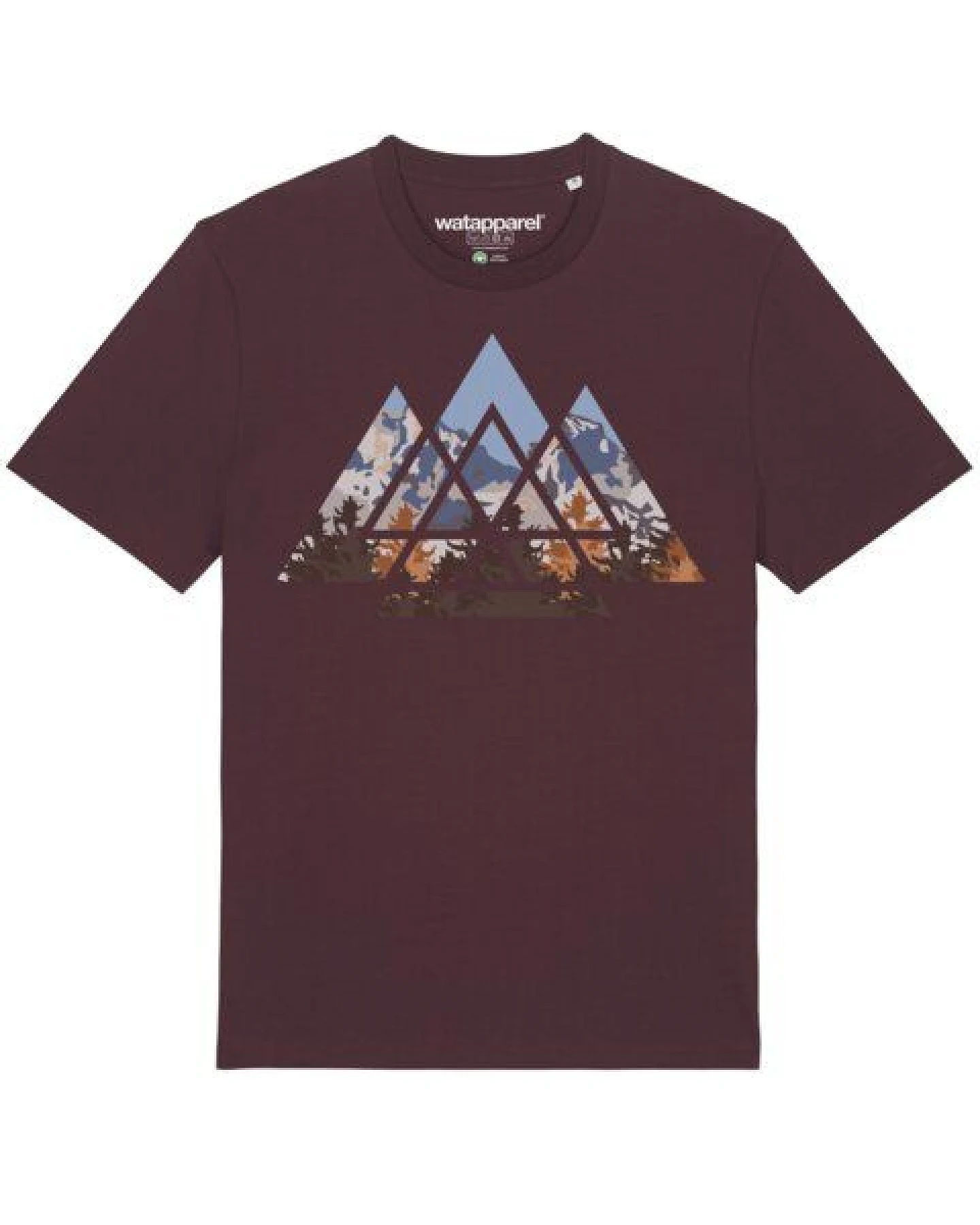 watapparel T-Shirt Unisex Geometric Landscape – Ansicht 2