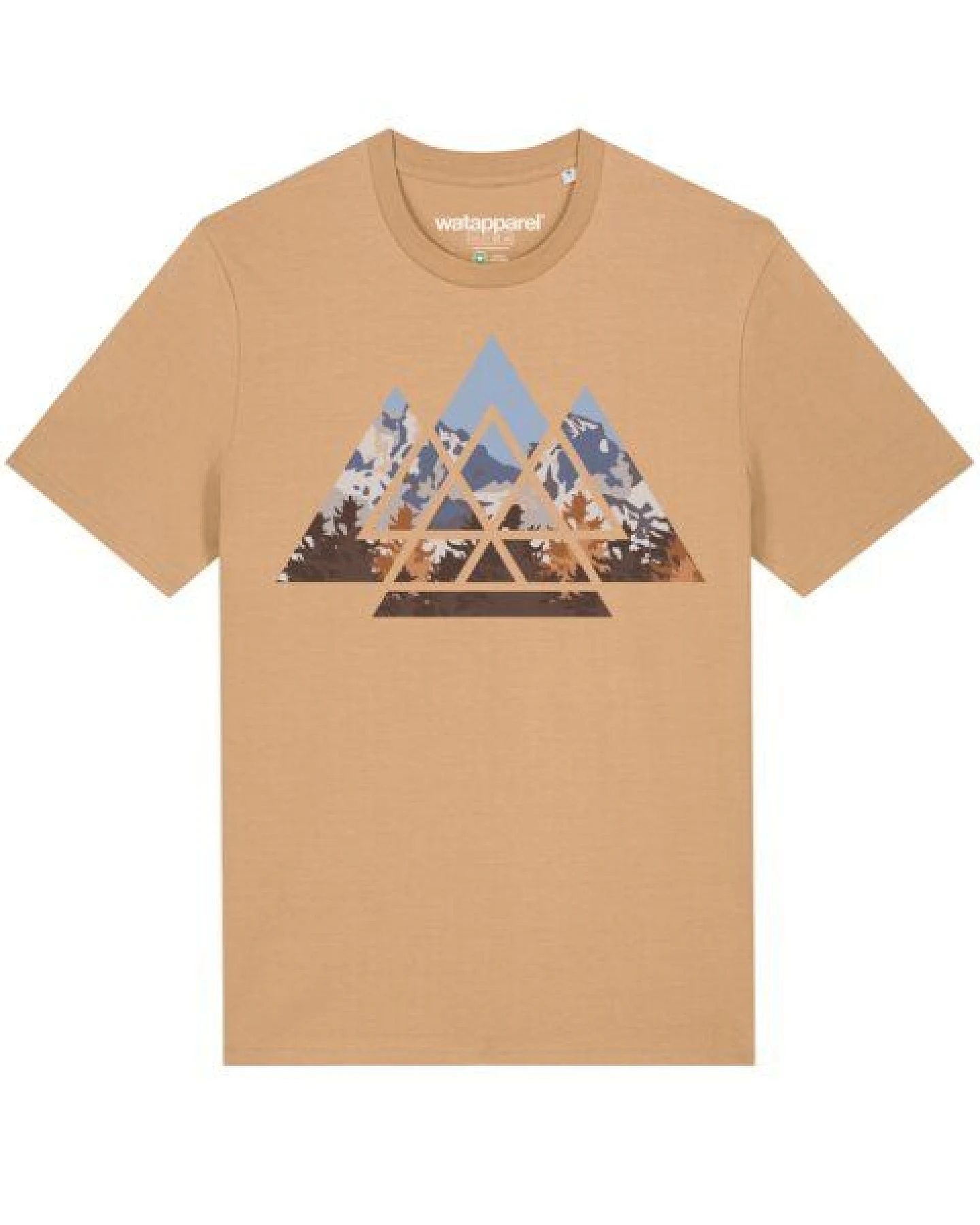 watapparel T-Shirt Unisex Geometric Landscape – Ansicht 2