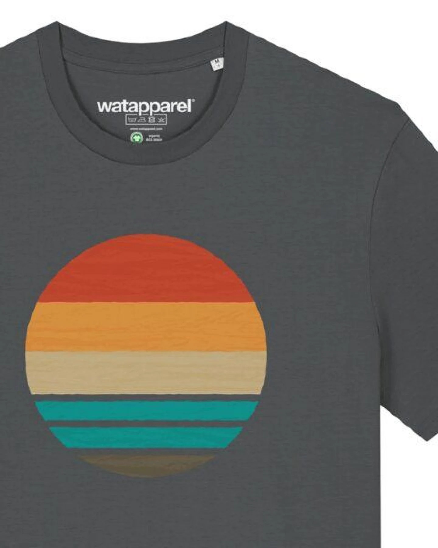 watapparel T-Shirt Retro Sunset Ocean – Ansicht 3